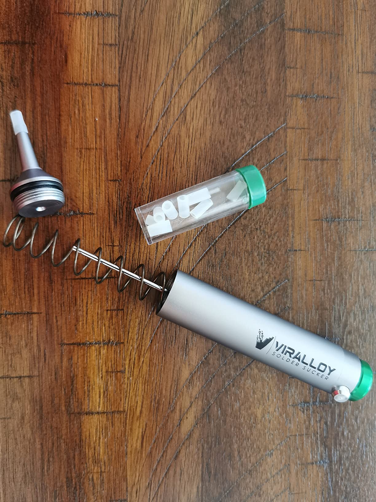 Solder Sucker Tool No Clog Silicone-Tip Manual Desoldering Pump Soldering Accessories for Solder Remover – Unrivaled Suction • No Power Needed • Ultra Low-Maintenance • Best-in-Class Desoldering Gun customer photo 1