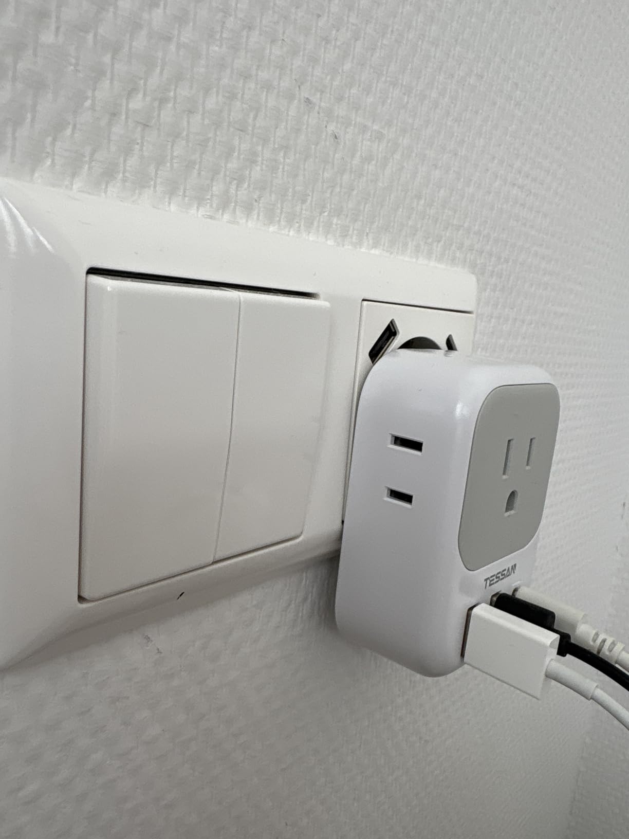 TESSAN European Travel Plug Adapter 2 Pack, Type C Plug customer photo 2