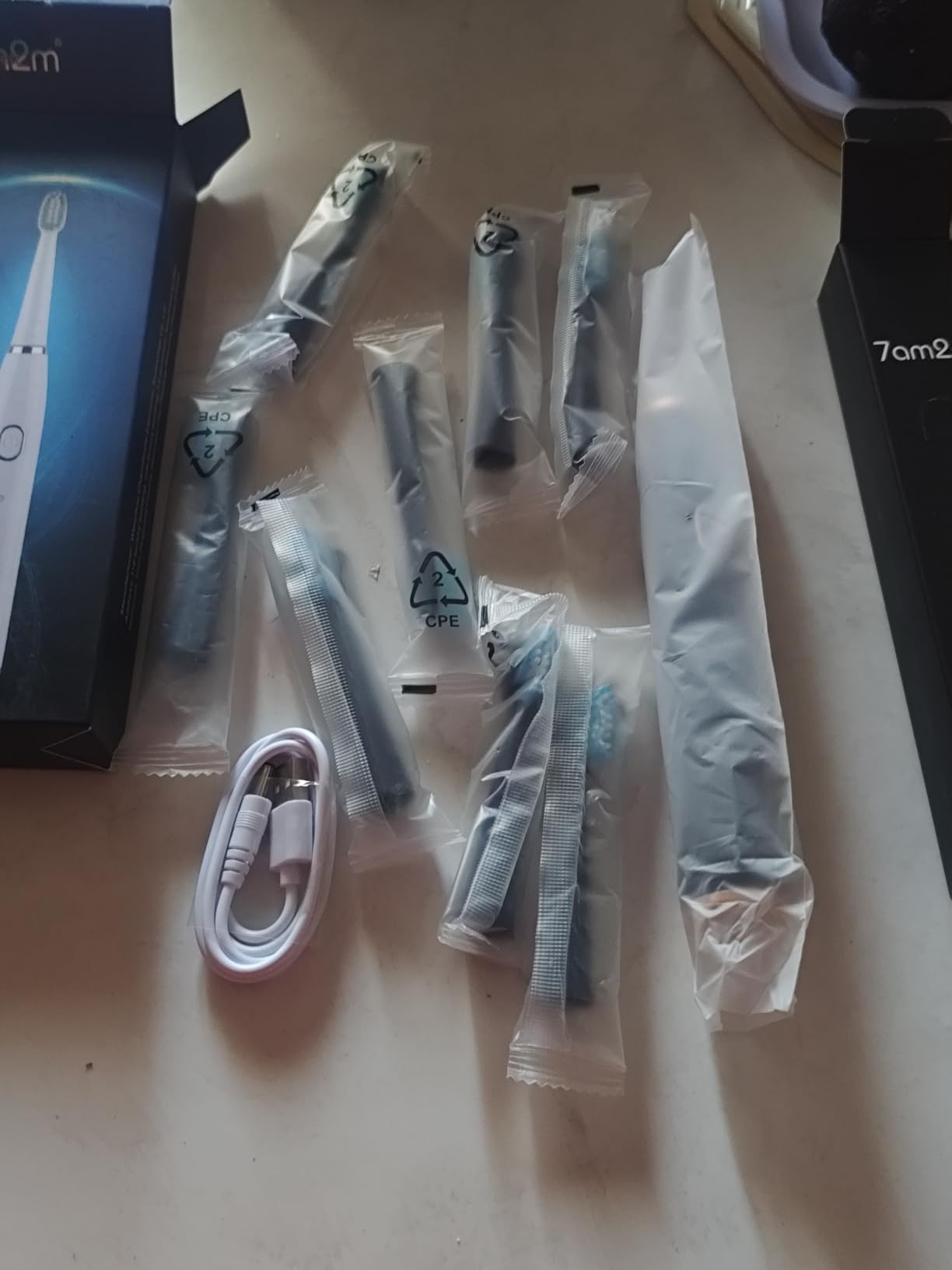 7AM2M Sonic Electric Toothbrush for Adults and Kids High Power Rechargeable customer photo 1