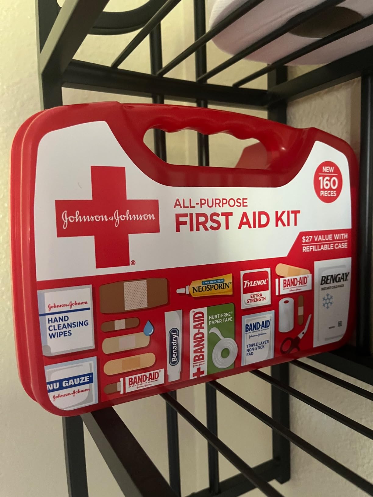 BAND-AID Brand Travel Ready Portable First Aid Kit, 80 Piece customer photo 2