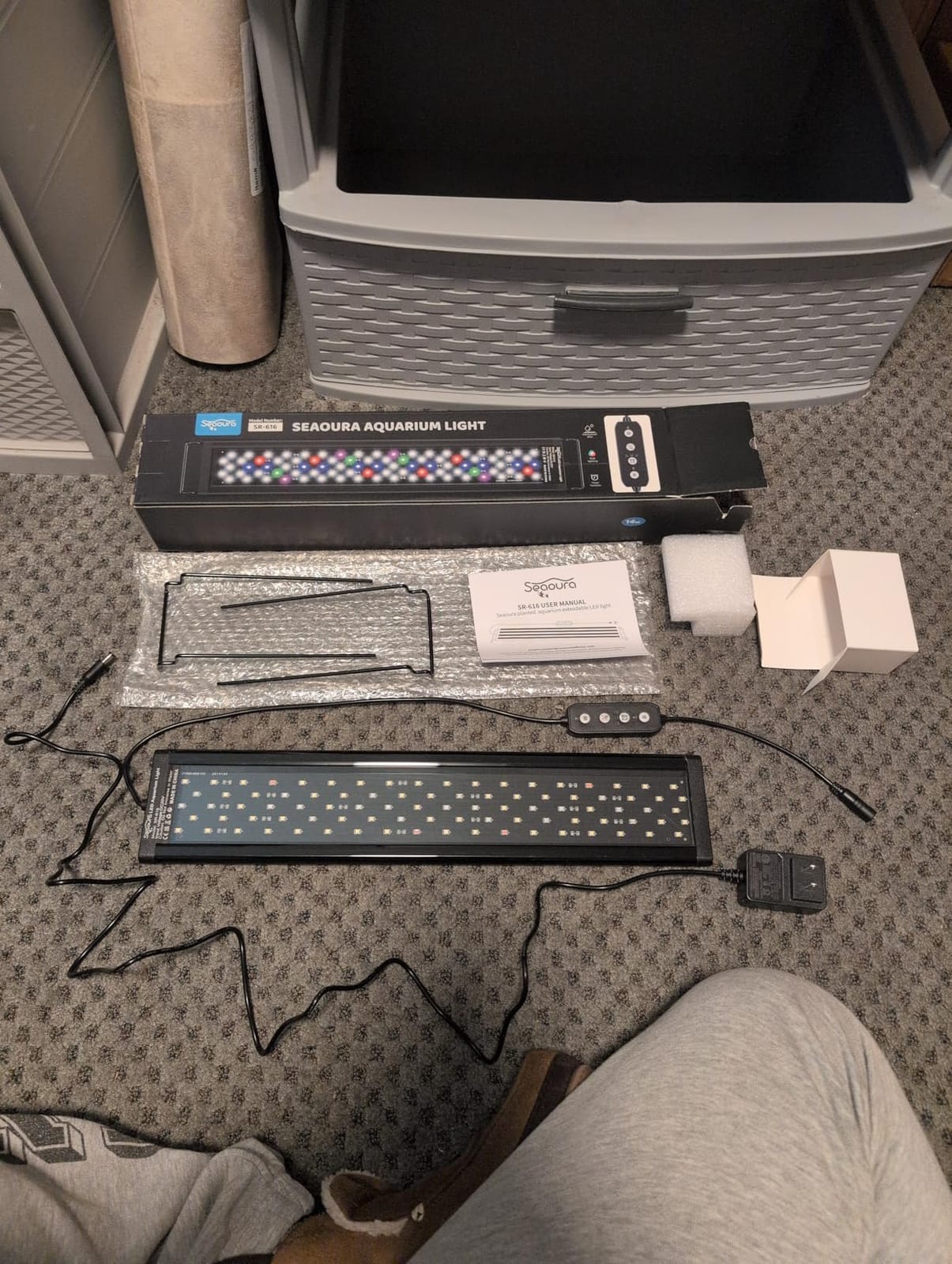 SEAOURA Led Aquarium Light for Plants-Full Spectrum Fish Tank Light 18-24'' customer photo 2