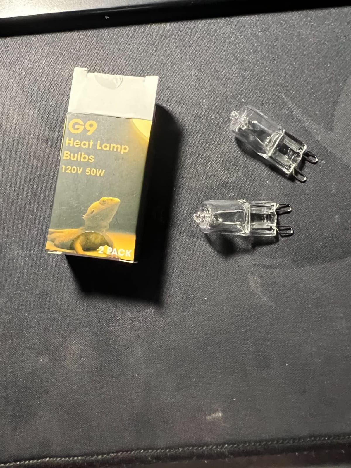 Briignite G9 Heat Lamp Bulbs for Reptile Mini Reptile Light Warm 50W 2 Pack customer photo 2