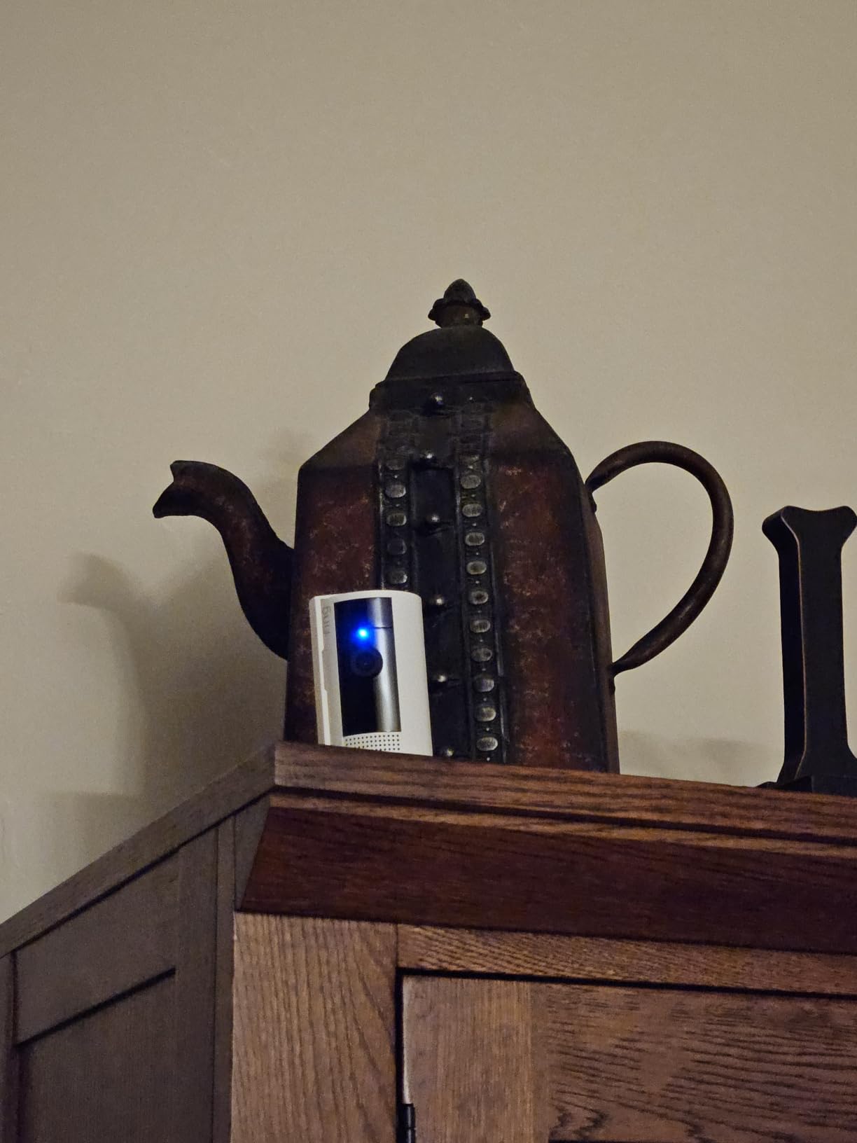 Ring Indoor Cam (newest model) — Home or business security in 1080p HD video, White customer photo 1