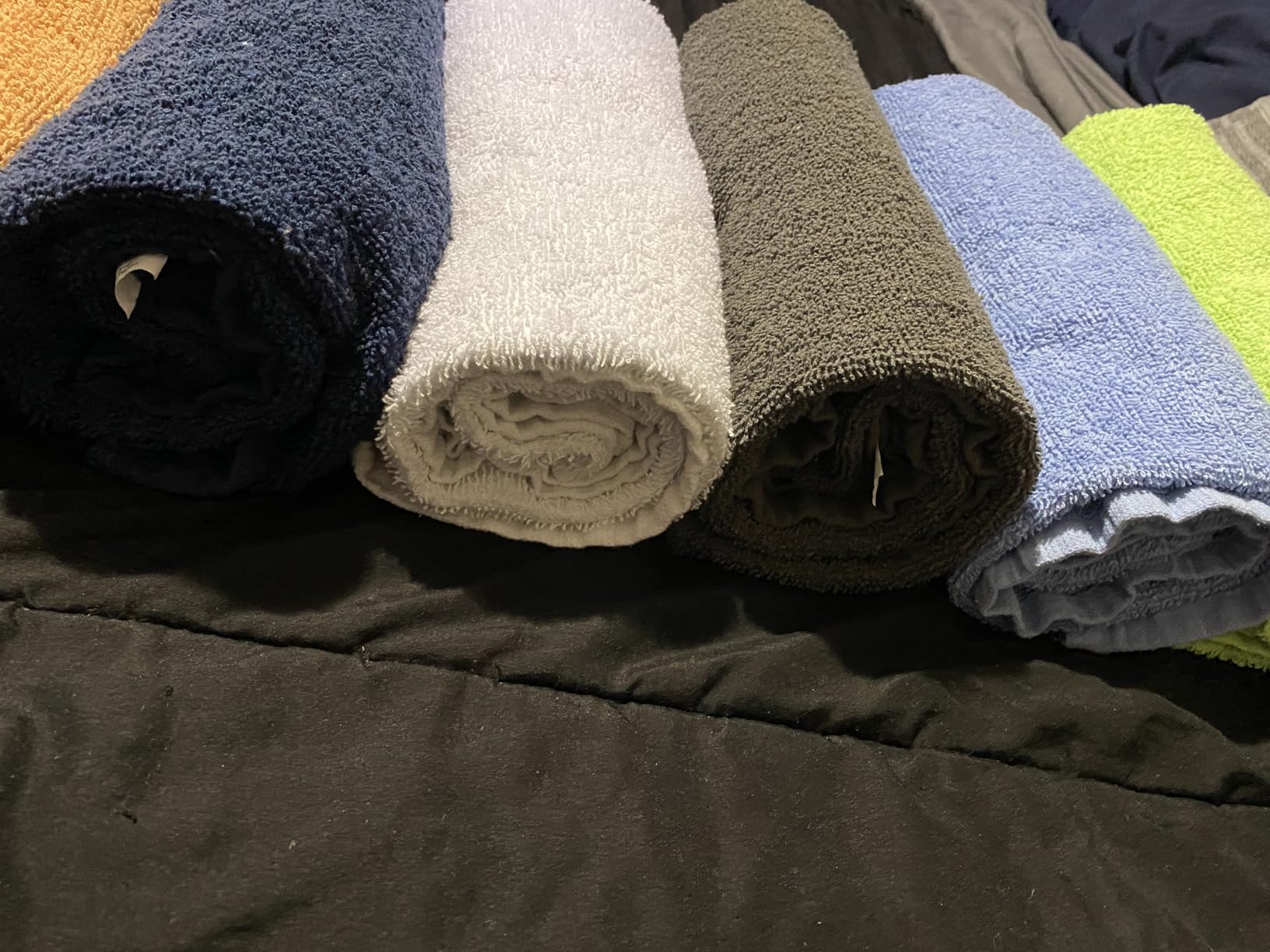 Towel and Linen Mart 100% Cotton 6 Pack Bath Towel Set, Quick Dry, Super Absorbent, Light Weight, Soft, (27 x 54 Pack of 6) Beige, White, Grey, Sky Blue, SAGE Green, Navy customer photo 1