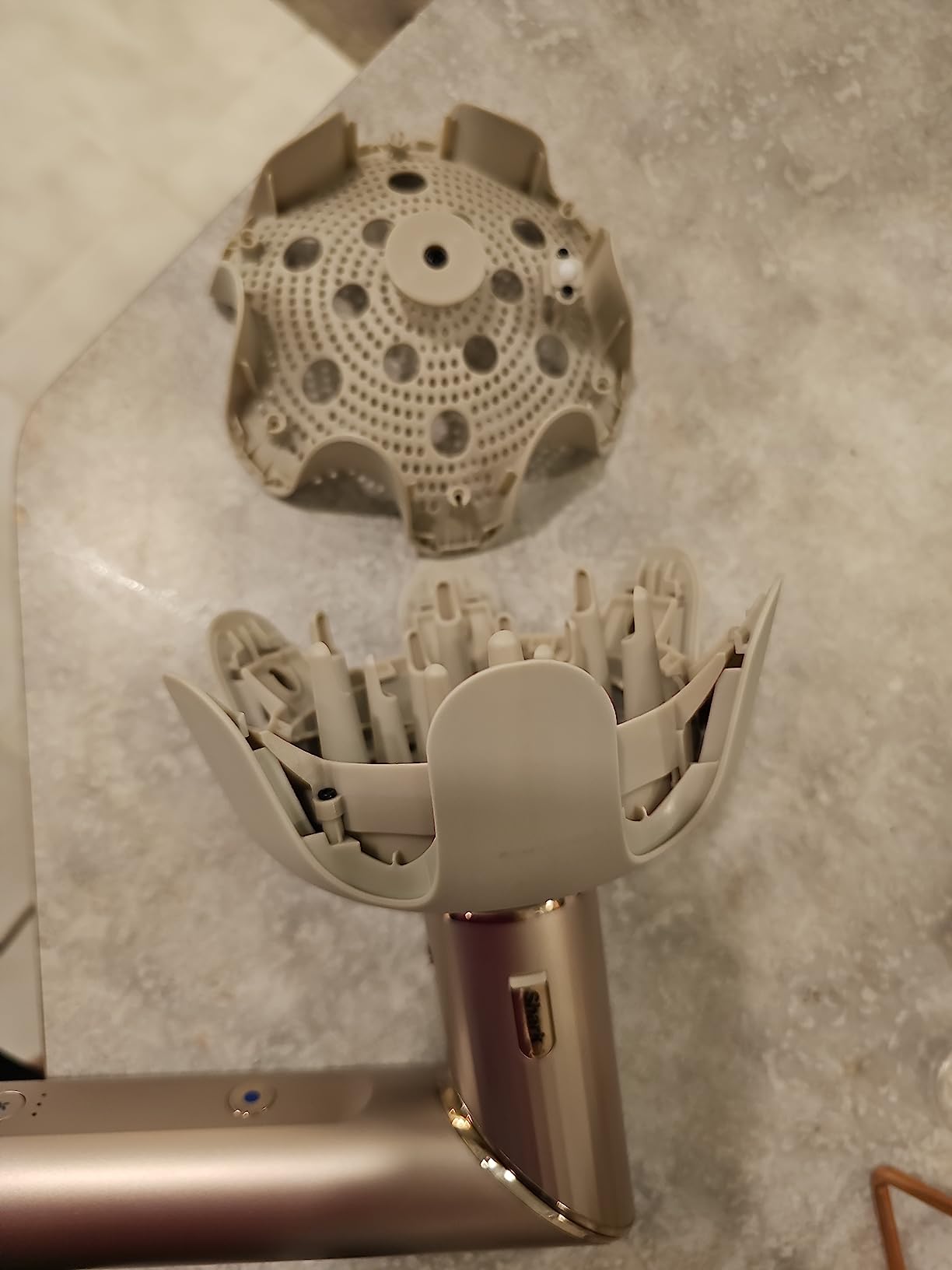 Shark FlexStyle Curl-Defining Diffuser Attachment, Stone, XSKHD4DA customer photo 2