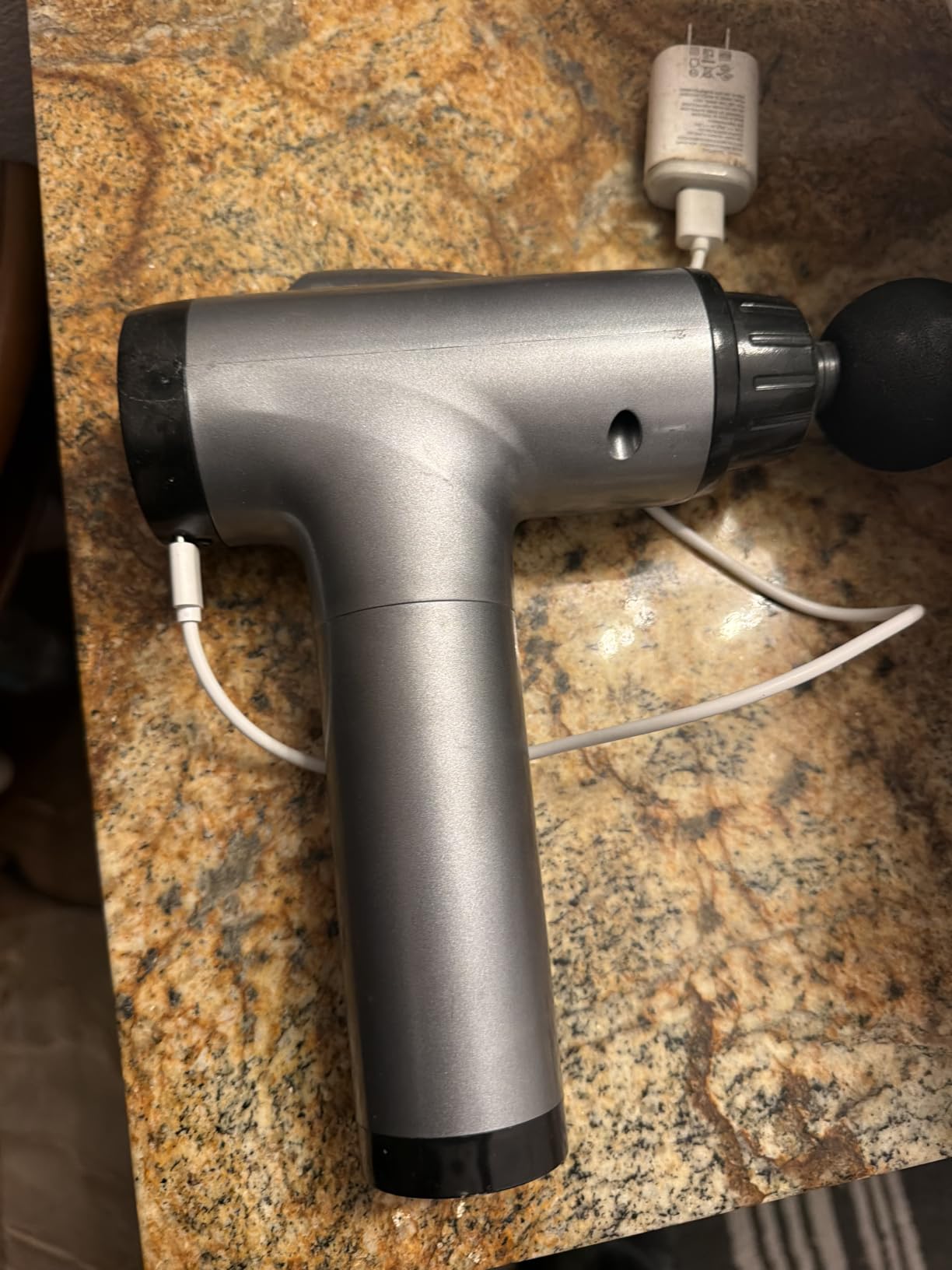 OLsky Massage Gun Deep Tissue 30 Speeds 9 Attachments Handheld (Black) customer photo 1