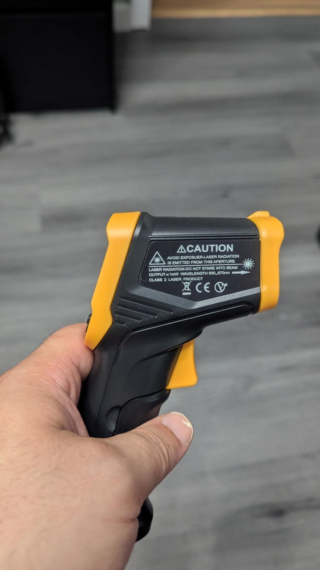 Digital Infrared Thermometer gun for cooking,BBQ,Pizza oven,Ir Thermometer with Backlight,-58℉~932℉(-50℃~500℃) Handheld Non Contact Heat Laser Temperature Gun (Not for Human) customer photo 1