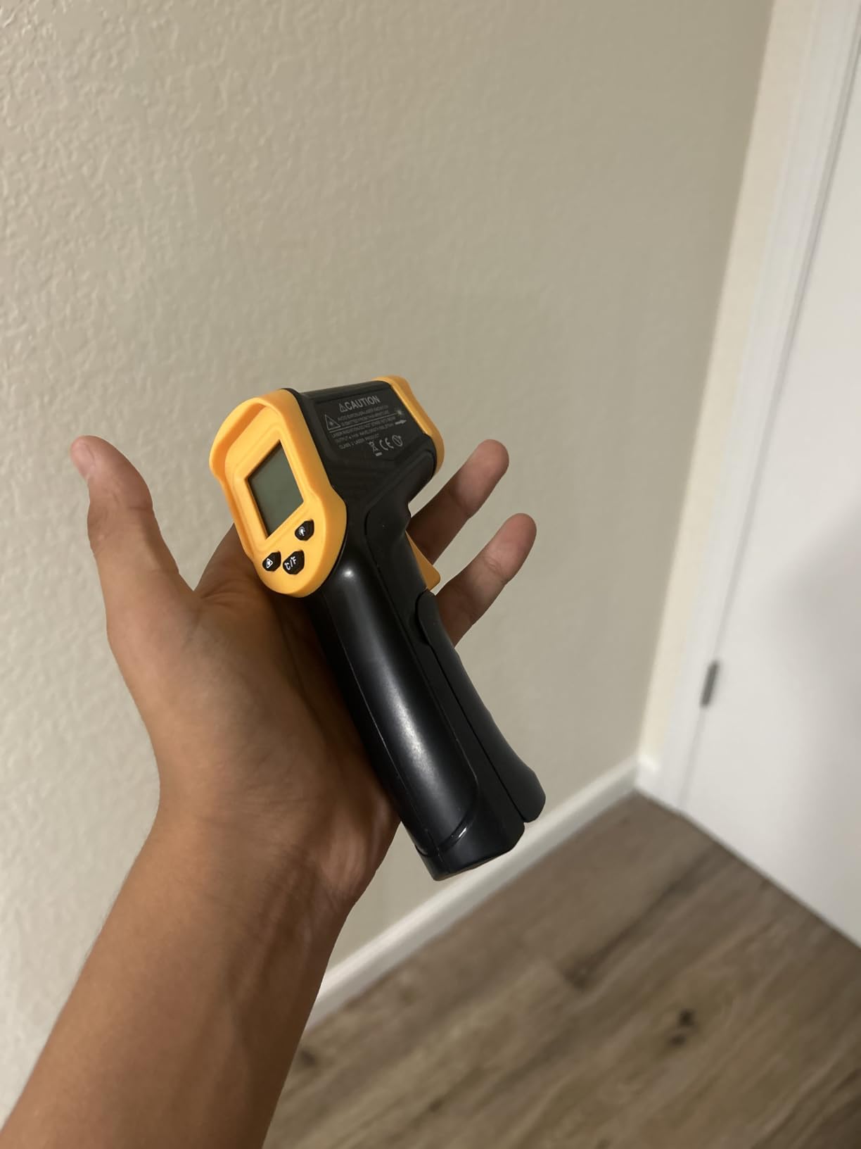 Digital Infrared Thermometer gun for cooking,BBQ,Pizza oven,Ir Thermometer with Backlight,-58℉~932℉(-50℃~500℃) Handheld Non Contact Heat Laser Temperature Gun (Not for Human) customer photo 2