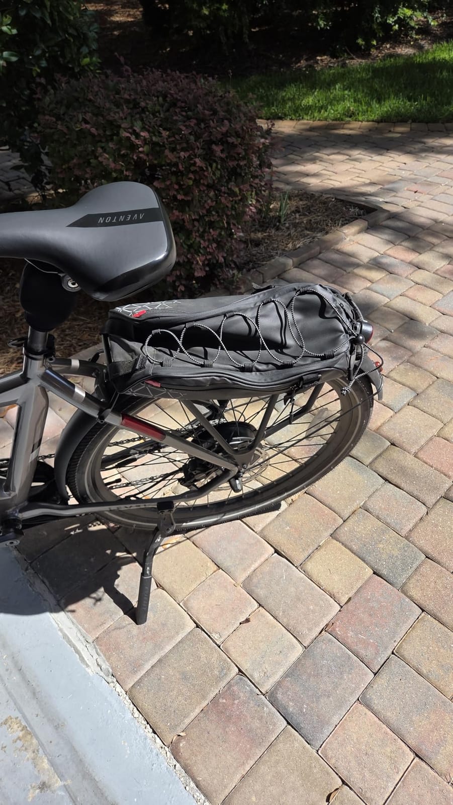 KEMIMOTO Rear Bike Rack Bag - 8L PVC Water Resistant Ebike Bags for Bicycle customer photo 2
