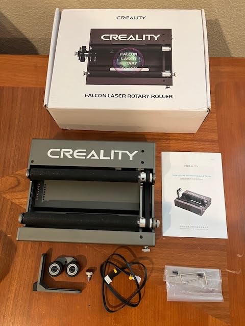 Creality Laser Rotary Roller for Engraving Curved Surface Objects customer photo 2