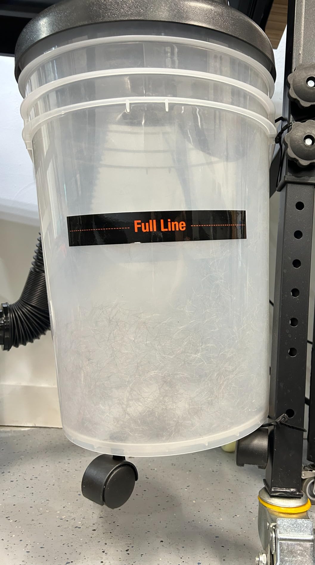 POWERTEC 70293V Cyclone Dust Collector and Separator Kit w/Clear 6 Gallon Dust Bucket, Hoses, Reducers, Couplers and Hose Clamps customer photo 1