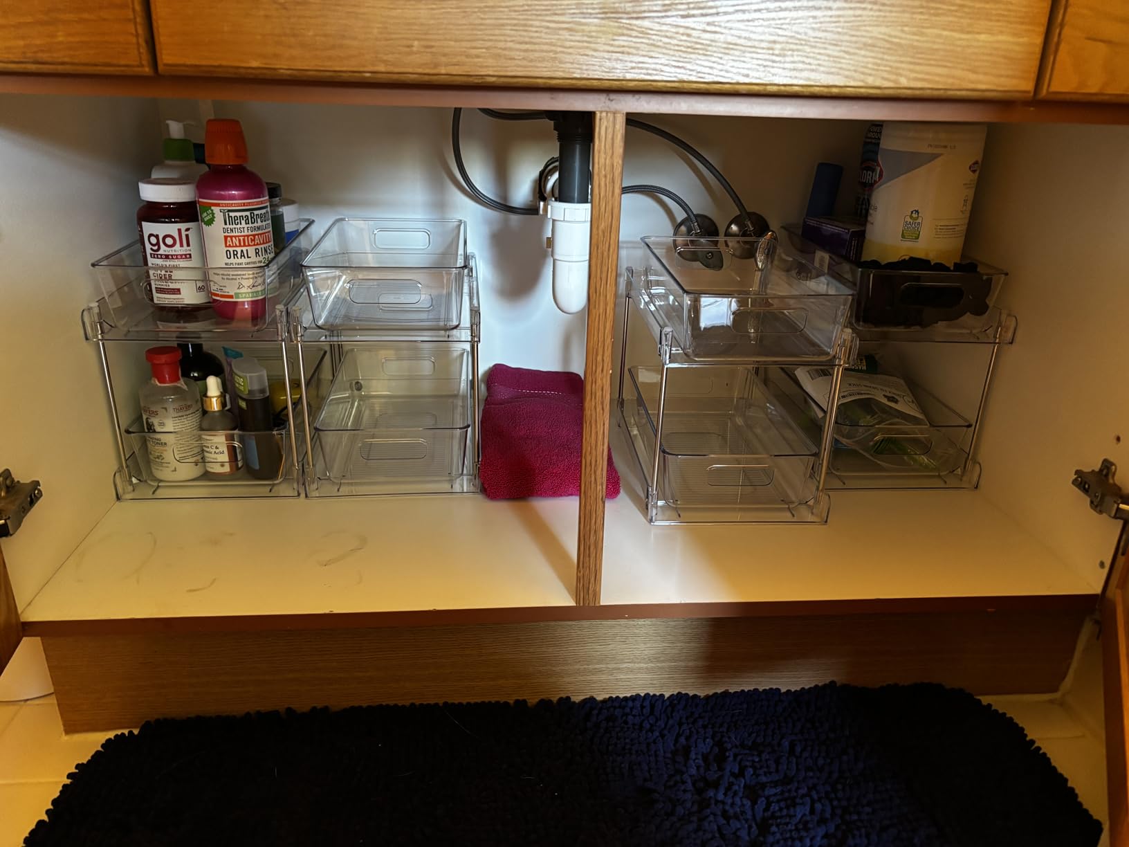 Vtopmart 4 Pack Pull Out Bathroom Under Sink Organizer (S-Standard) customer photo 1