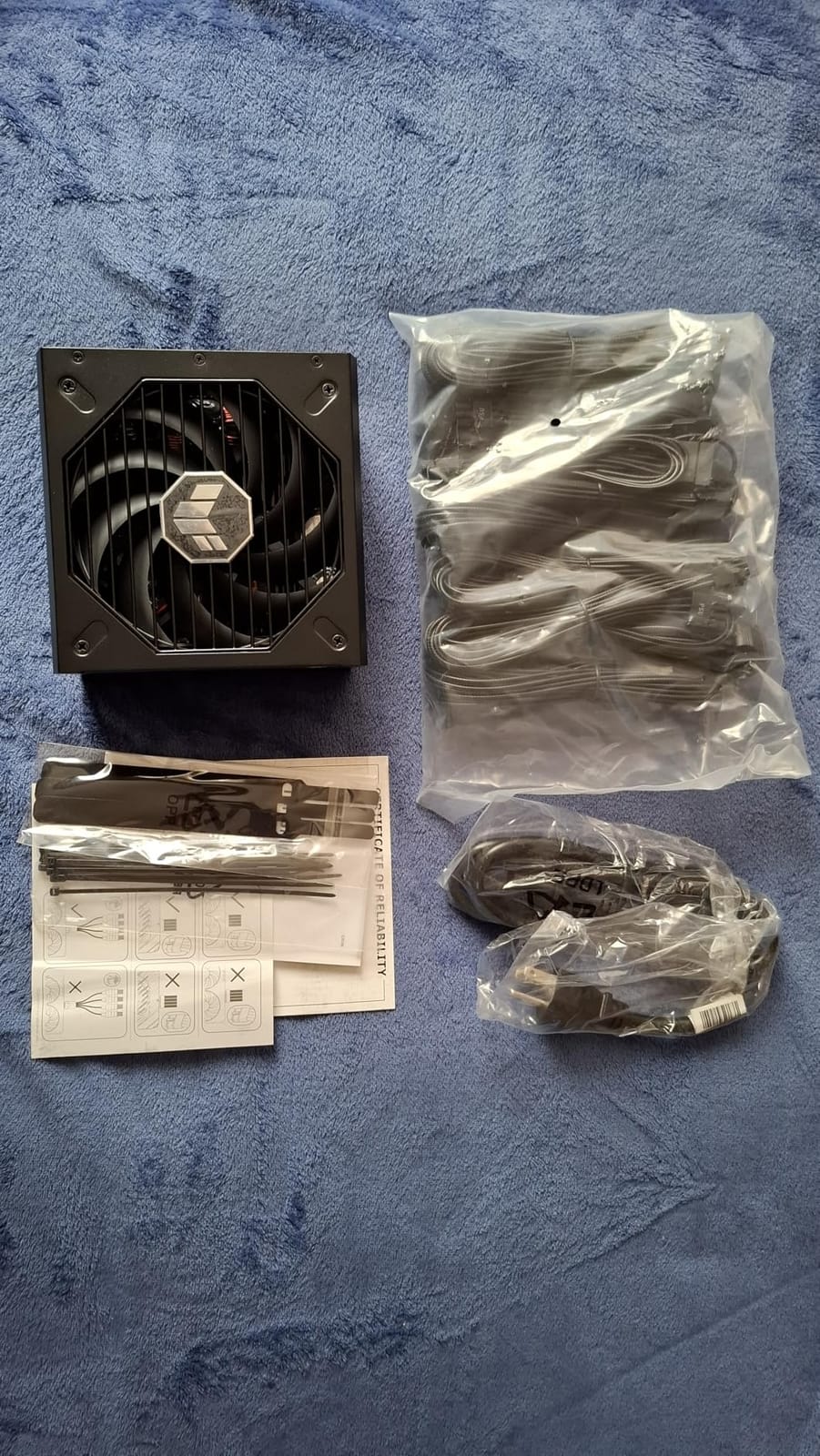 ASUS TUF Gaming 1000W Gold (1000 Watt, ATX 3.1 Compatible Fully Modular Power Supply, 80+ Gold Certified, Military-Grade Components, Dual Ball Bearing, Axial-tech Fan, PCB Coating, 10 Year Warranty) customer photo 2