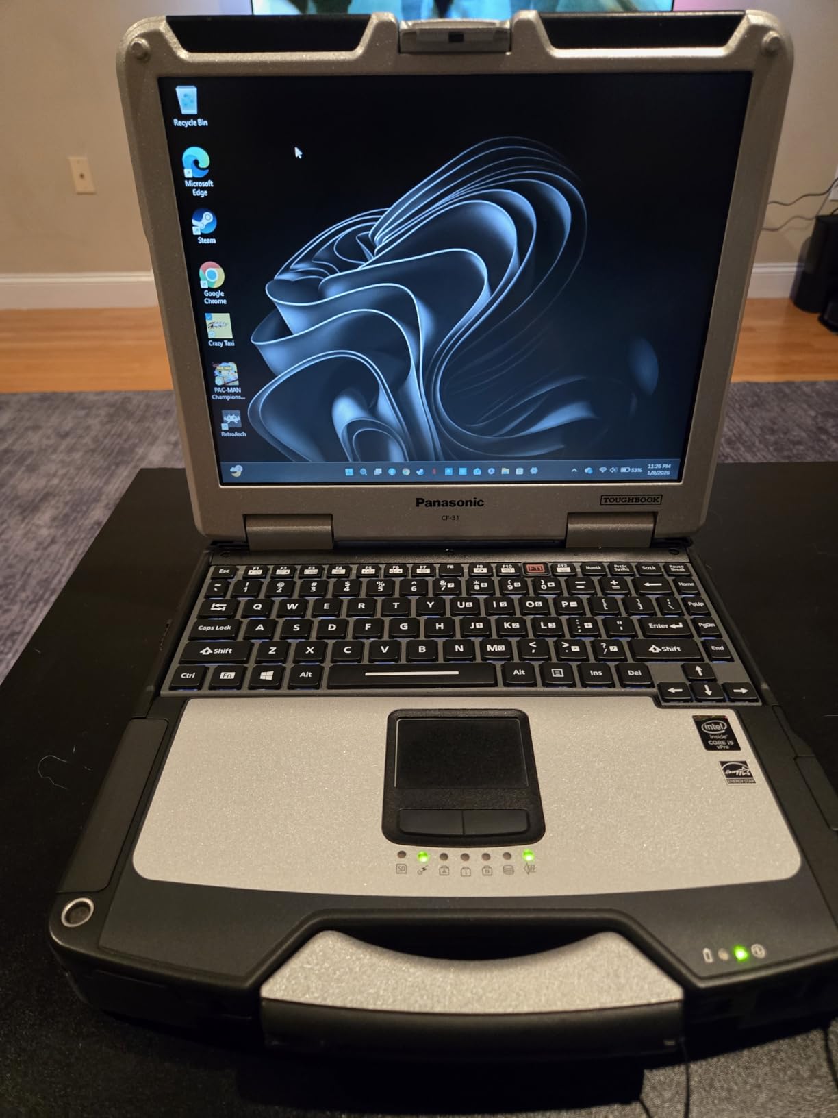 Toughbook Panasonic CF-31 MK5, Intel i5-5300U @2.3GHz, 13.1-inch LED Touchscreen, 16GB, 1TB SSD, Windows 11 Pro, WiFi, Bluetooth, DVD, 4G LTE, Backlit Keyboard, Black (Renewed) customer photo 2