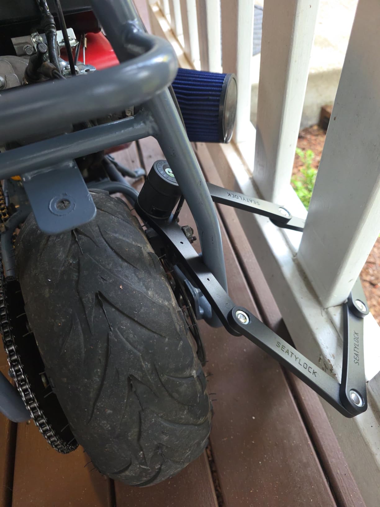 Seatylock FoldyLock Compact Lightweight Patented Folding Bike Lock 33.5 in customer photo 2