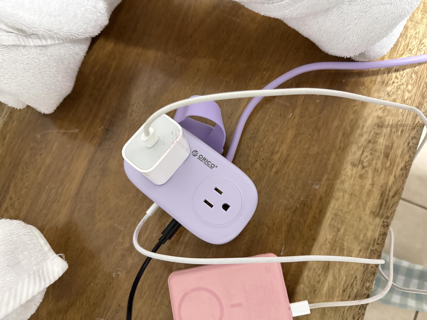 ORICO Cruise Approved Travel Power Strip, 4FT Wrap-Around Extension Cord customer photo 1