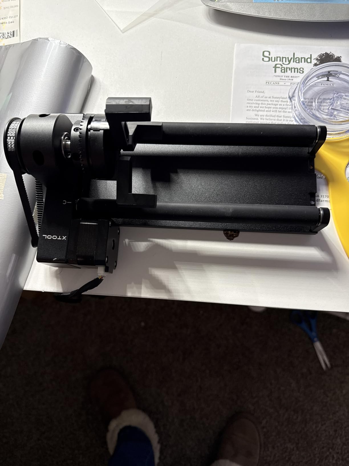 xTool RA2 Pro for xTool S1, F1, F1 Ultra, P2, M1 Ultra and Most Laser Engraver (Must with Riser), Y-axis Rotary Roller for Engraving Cylindrical Objects, Wine Glass, Tumbler, Engraver Accessory customer photo 1