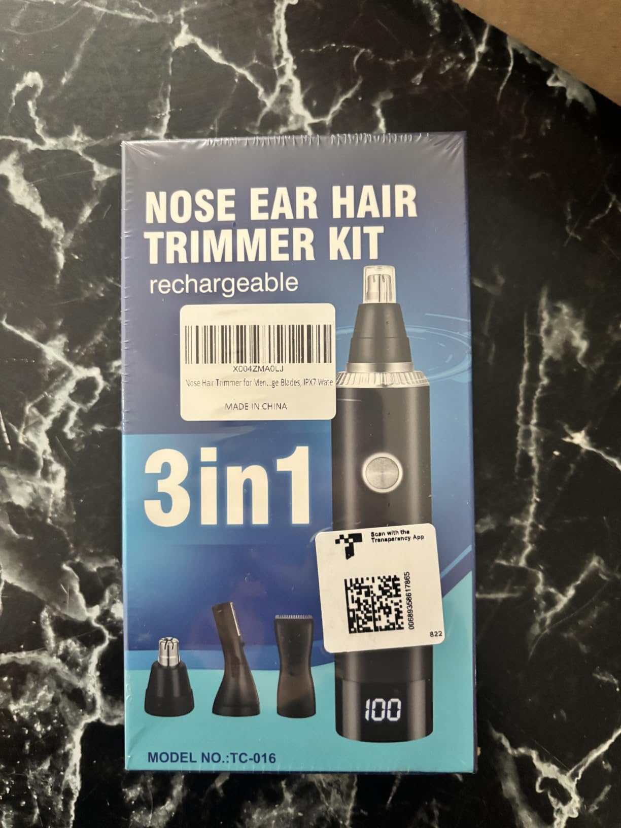 Nose Hair Trimmer for Men, 3-in-1 Professional Painless Rechargeable Eyebrow & Facial Hair Trimmer for Men Women, Multifunctional Trimmer with Powerful Motor and Dual-Edge Blades, IPX7 Waterproof customer photo 1