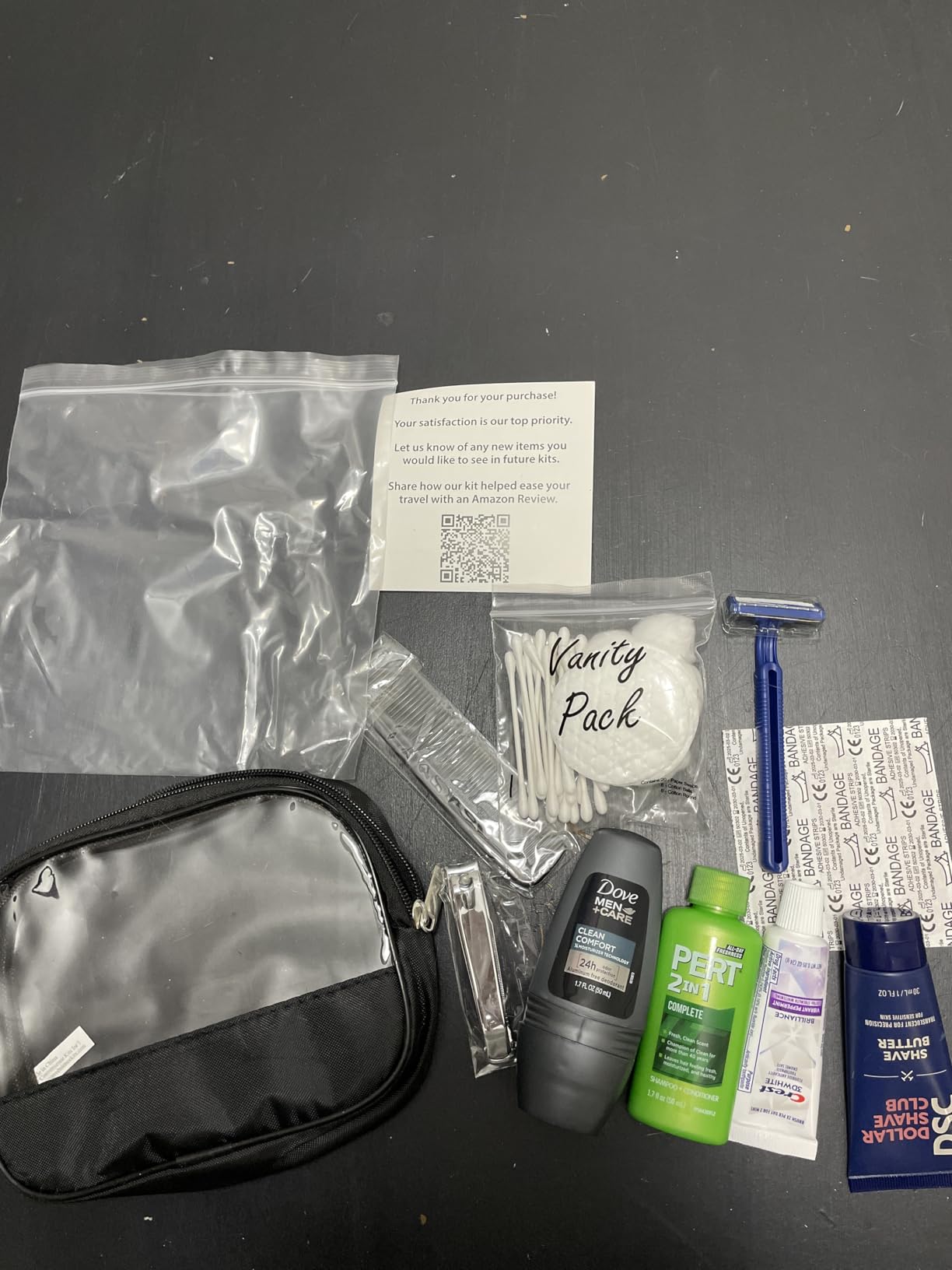 Convenience Kits International Men’s Super Deluxe, 16-Piece Kit with Travel Size TSA Compliant Essentials in Reusable Zippered Toiletry Bag customer photo 1