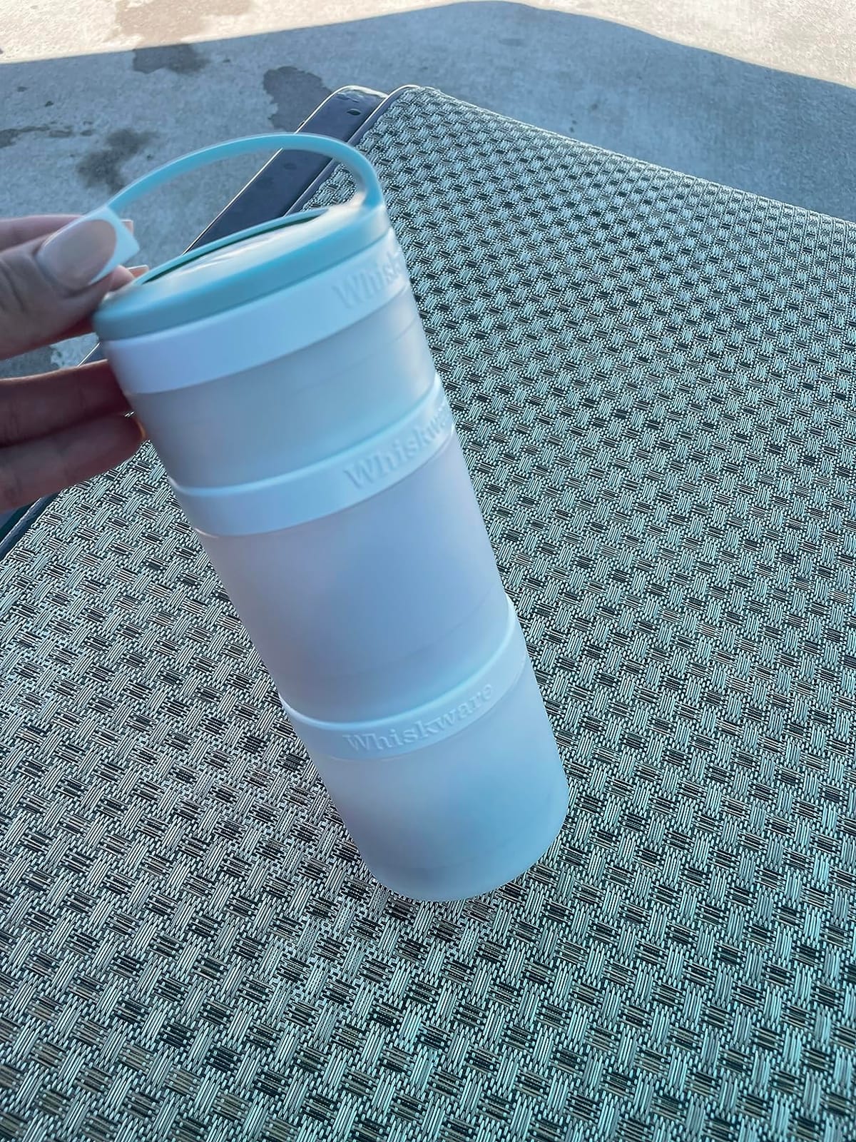 Whiskware Just 4 Fun Snack Containers, 3 Stackable Snack Cups, Space customer photo 2