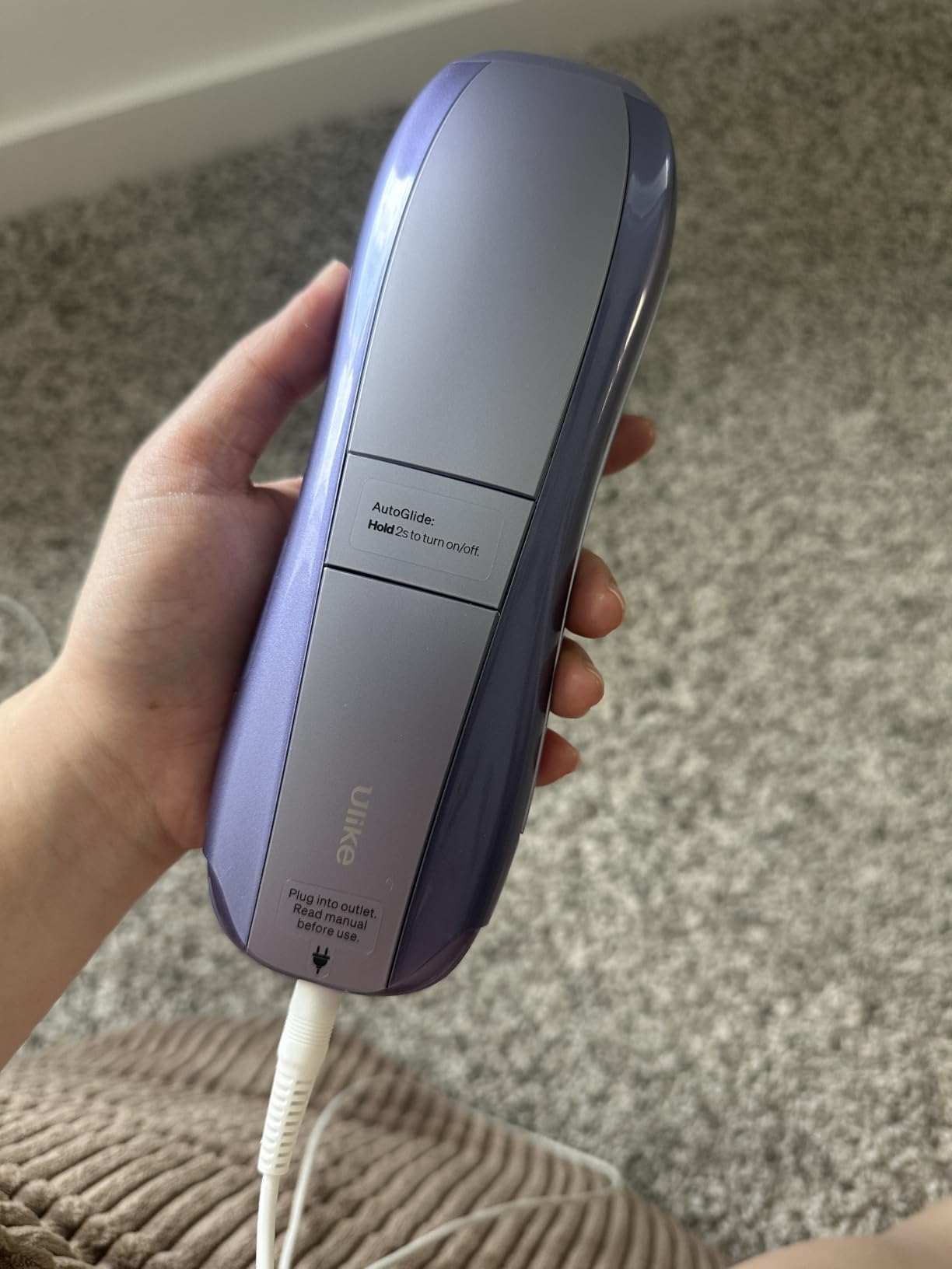 Ulike Laser Hair Removal Device Air 10 Ipl Gift for Women and Men, Ice Cool and Permanent Hair Reduction for Nearly Painless, Dual Lights, Skin Sensor & USHR Mode Hair Removal in 10mins from Home customer photo 1