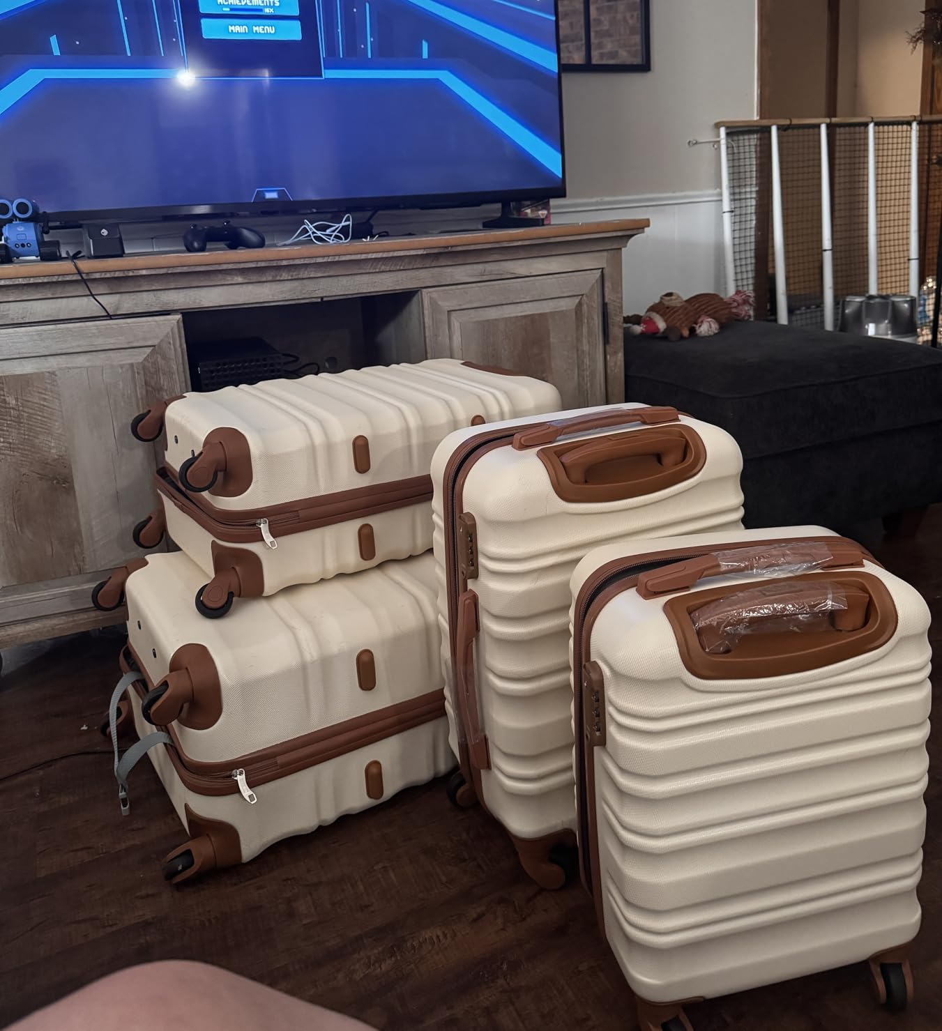 LONG VACATION Luggage Sets, 6 Piece, Hardshell Suitcase with Spinner Wheels customer photo 1