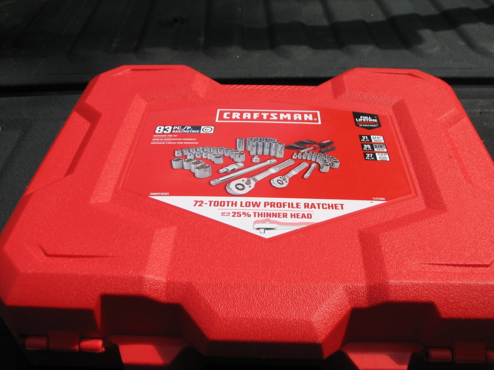 CRAFTSMAN Mechanics Tool Set, 83 Piece Hand Tool and Socket Set SAE/Metric (CMMT12121) customer photo 2