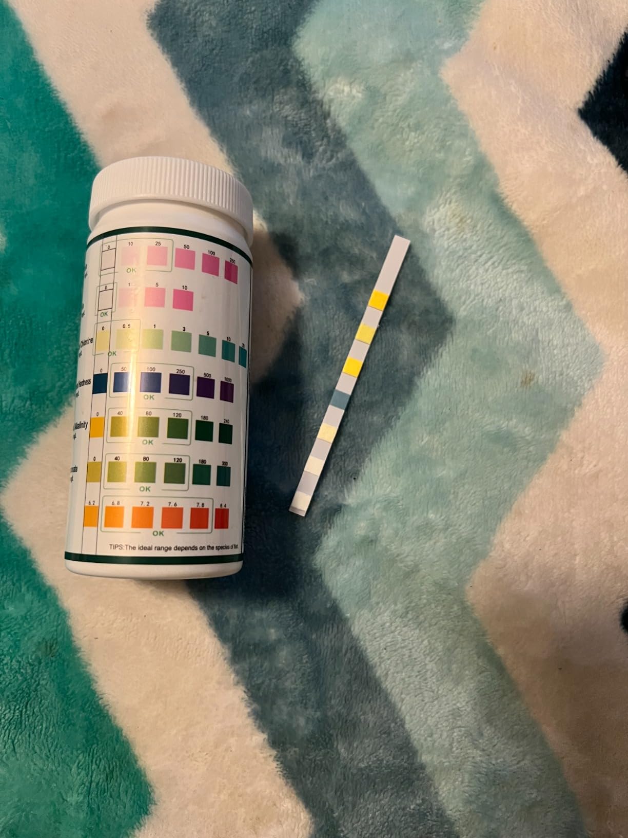 7 Way Aquarium Test Strips, 125 Strips for Fish Tank & Pond Test Kit customer photo 1