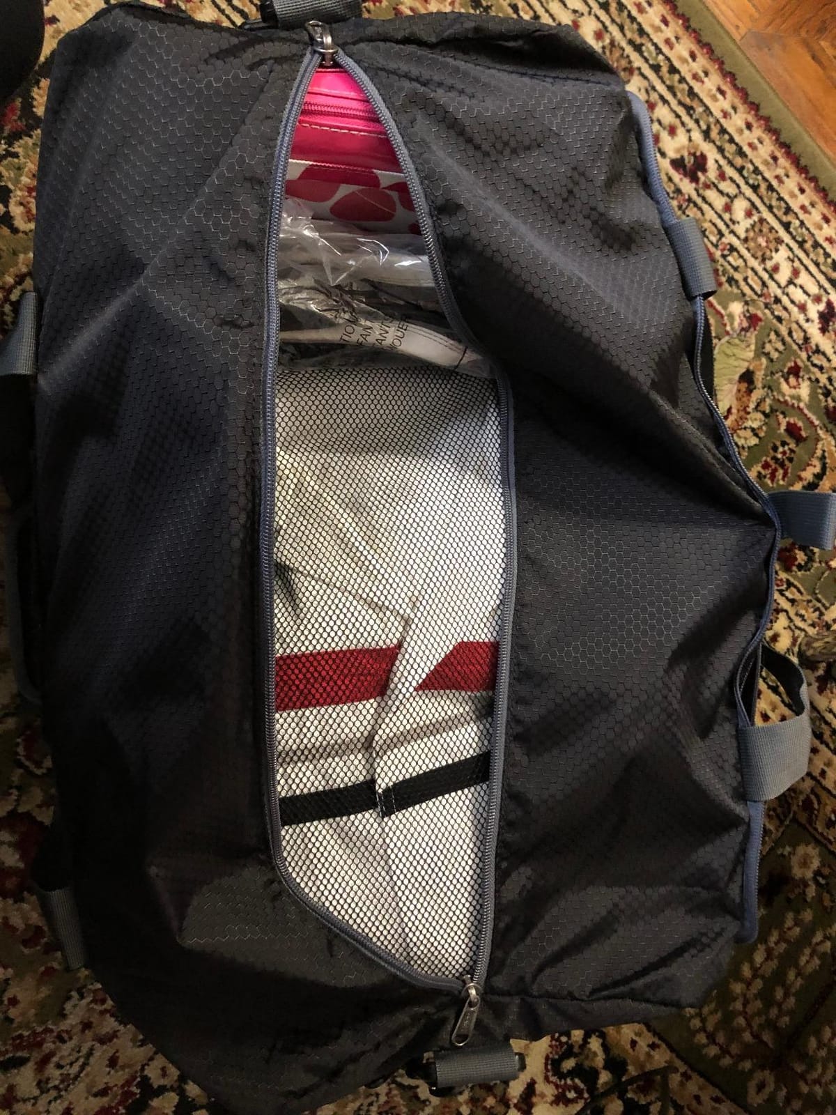 Gonex 100L Foldable Travel Duffle Bag with Shoe Compartment, Lightweight customer photo 1