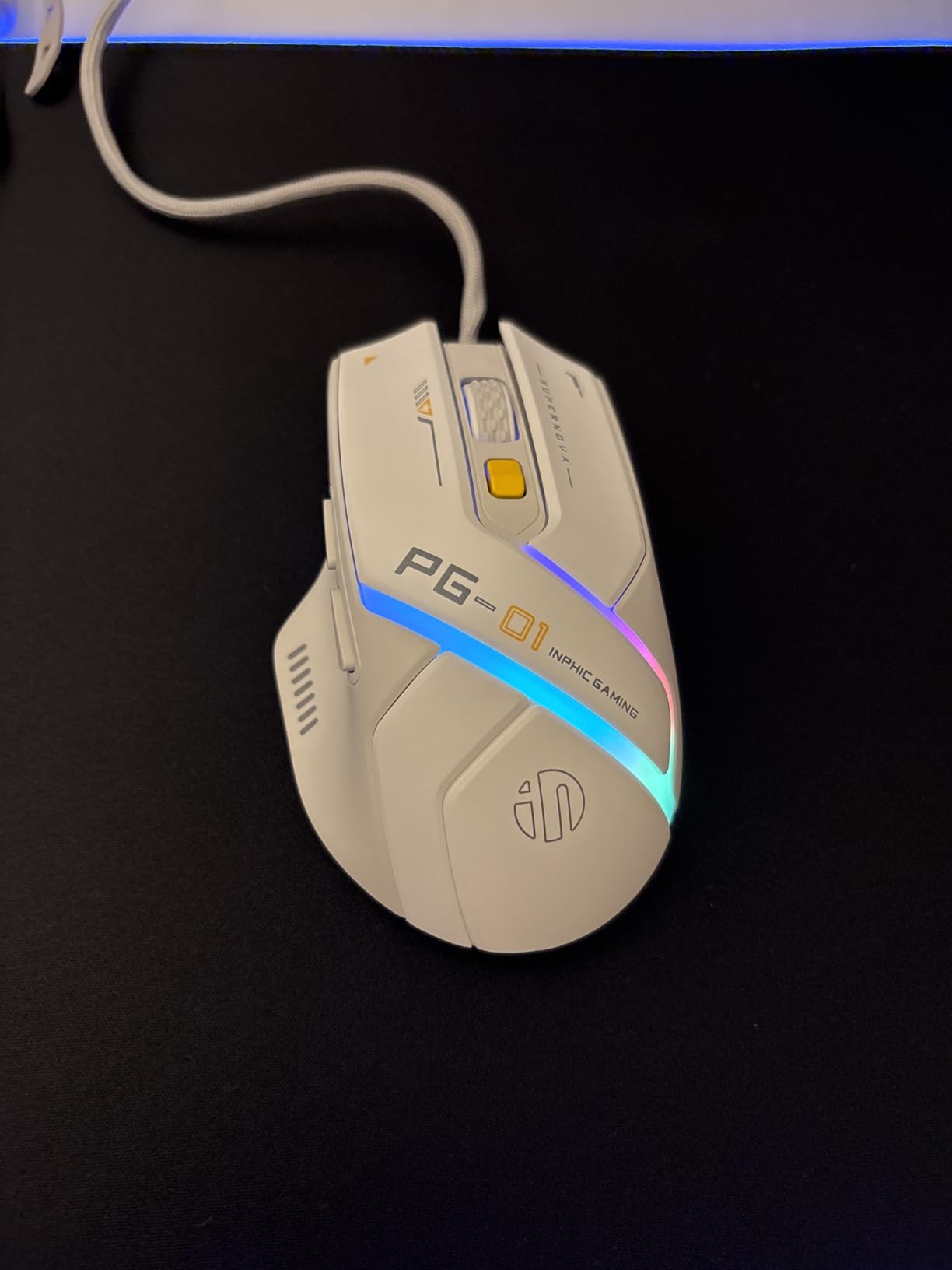INPHIC IN9 Silent Wireless Gaming Mouse Tri-Mode 10k DPI Fully Programmable customer photo 1