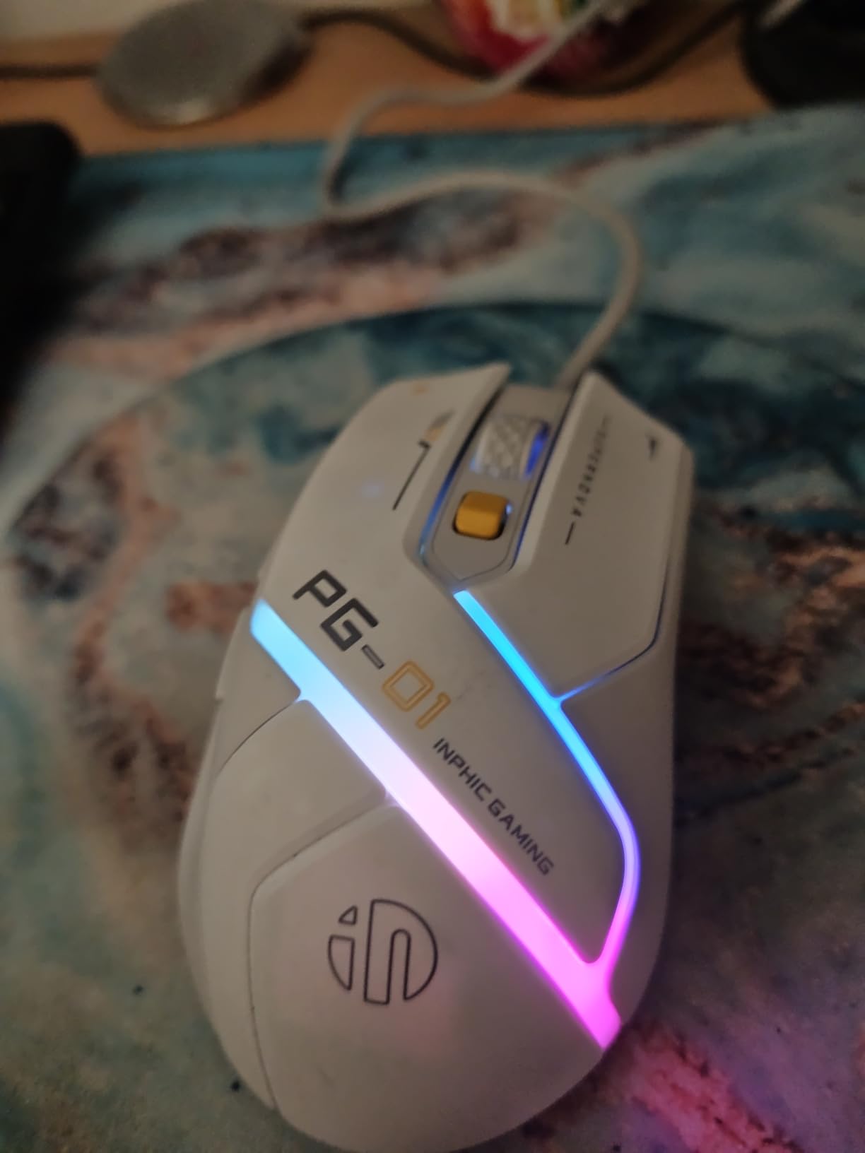 INPHIC IN9 Silent Wireless Gaming Mouse Tri-Mode 10k DPI Fully Programmable customer photo 2