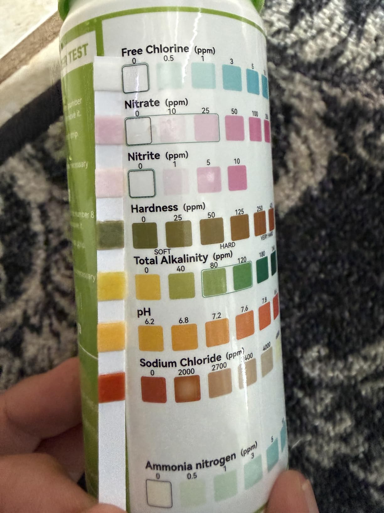 AAwipes 8-in-1 Aquarium Test Kit for Fish Tanks - Quick & Accurate Water Testing Strips for Aquariums & Ponds. Tests pH, Ammonia, Alkalinity, Hardness, Chlorine, etc. (K02-50) customer photo 1