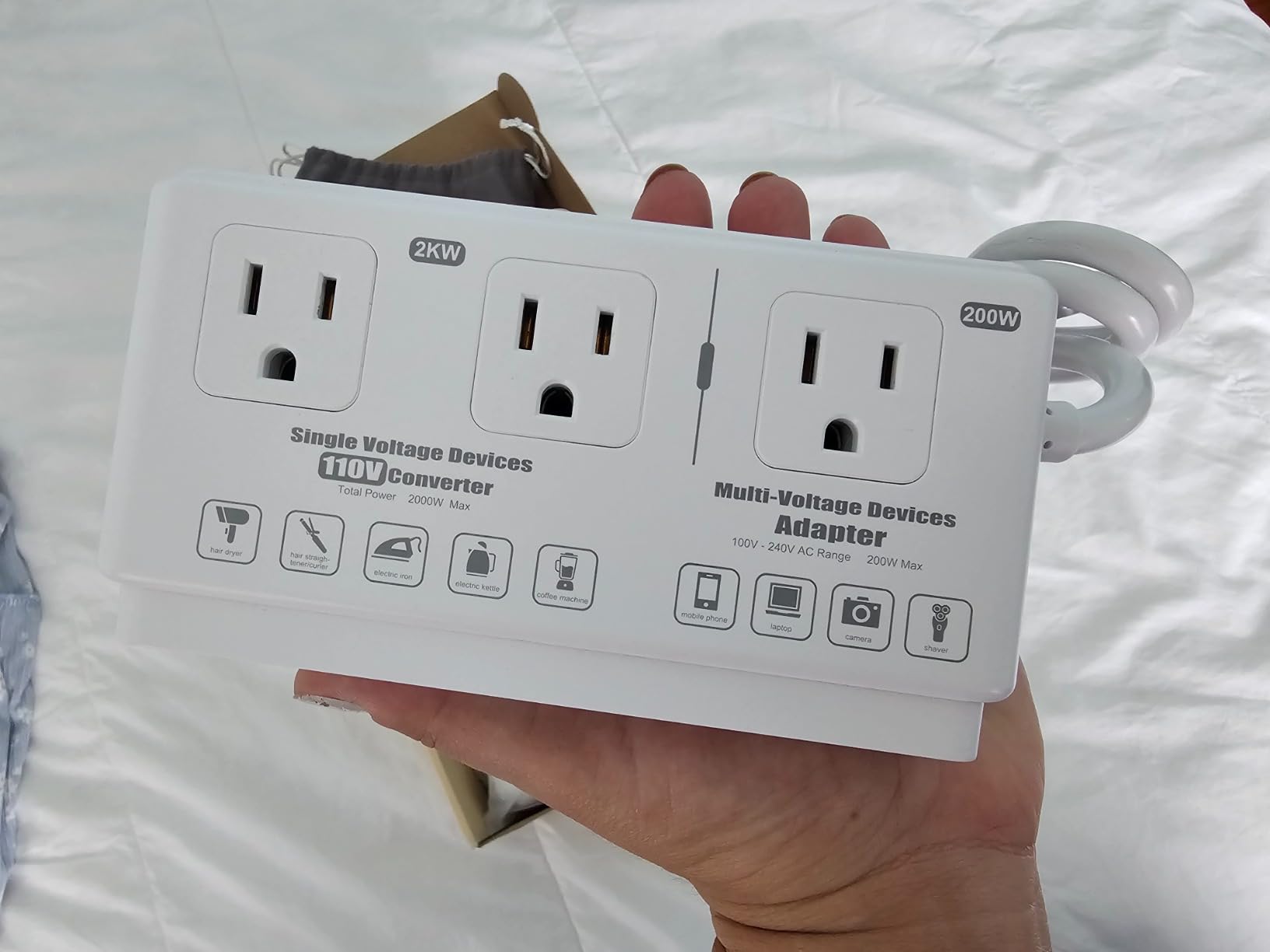 220v to 110v Travel Voltage Converter customer photo 1