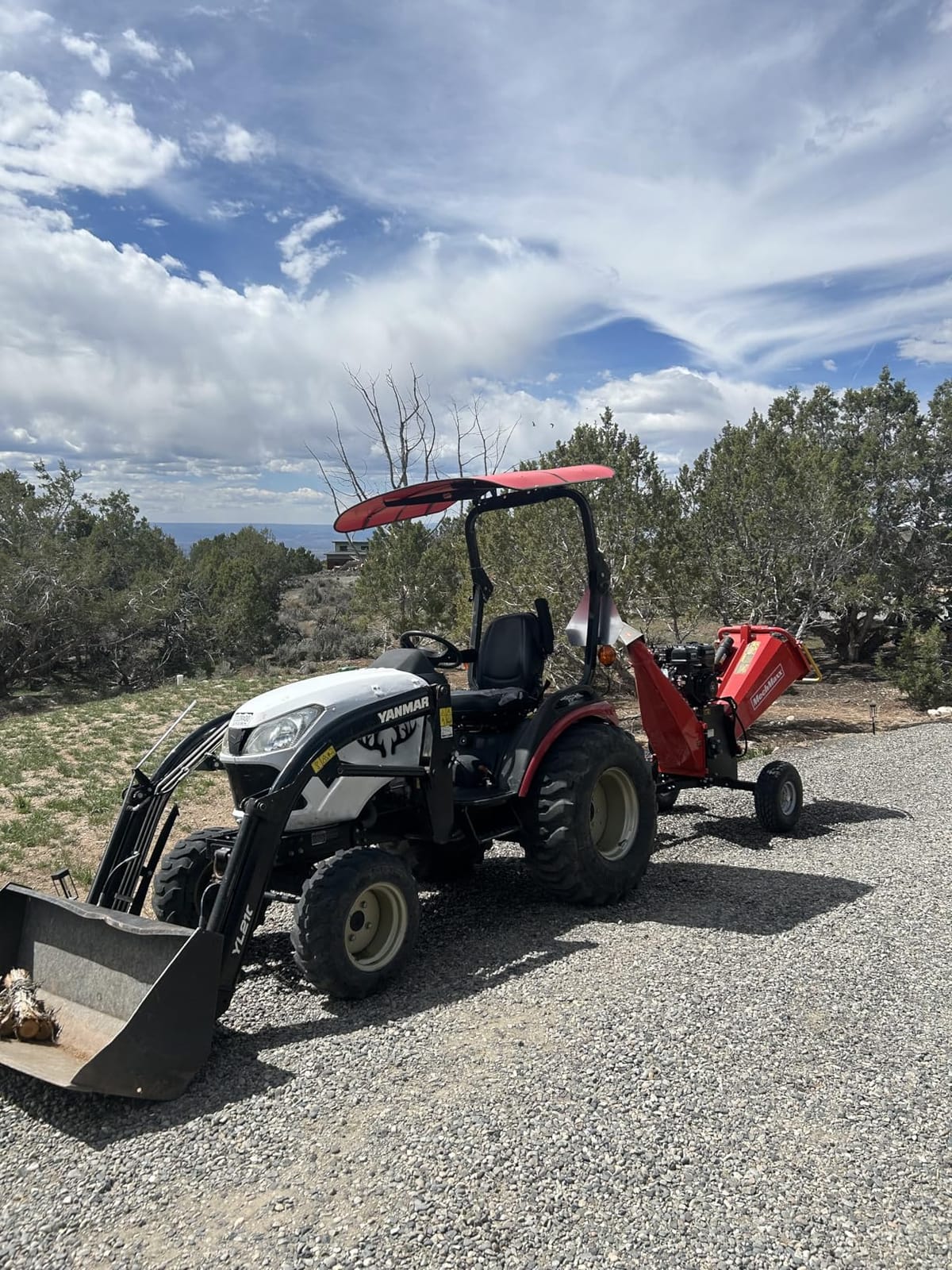MechMaxx 4 inch Wood Chipper with DUCAR 212cc 7HP Gasoline Engine,GS650 customer photo 2