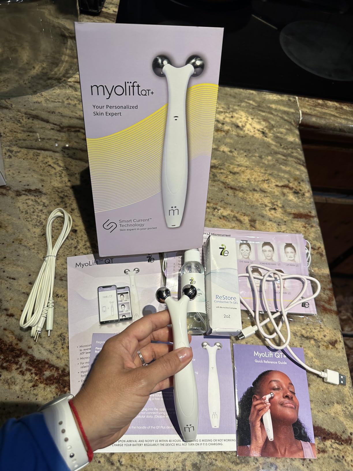 7E Wellness MyoLift QT Plus Premium Microcurrent Facial Device customer photo 2