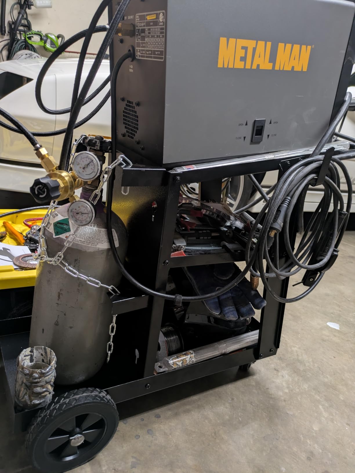 TOOLIOM 3-Tier Welding Cart with Tilted Top, 260 lb Capacity customer photo 1