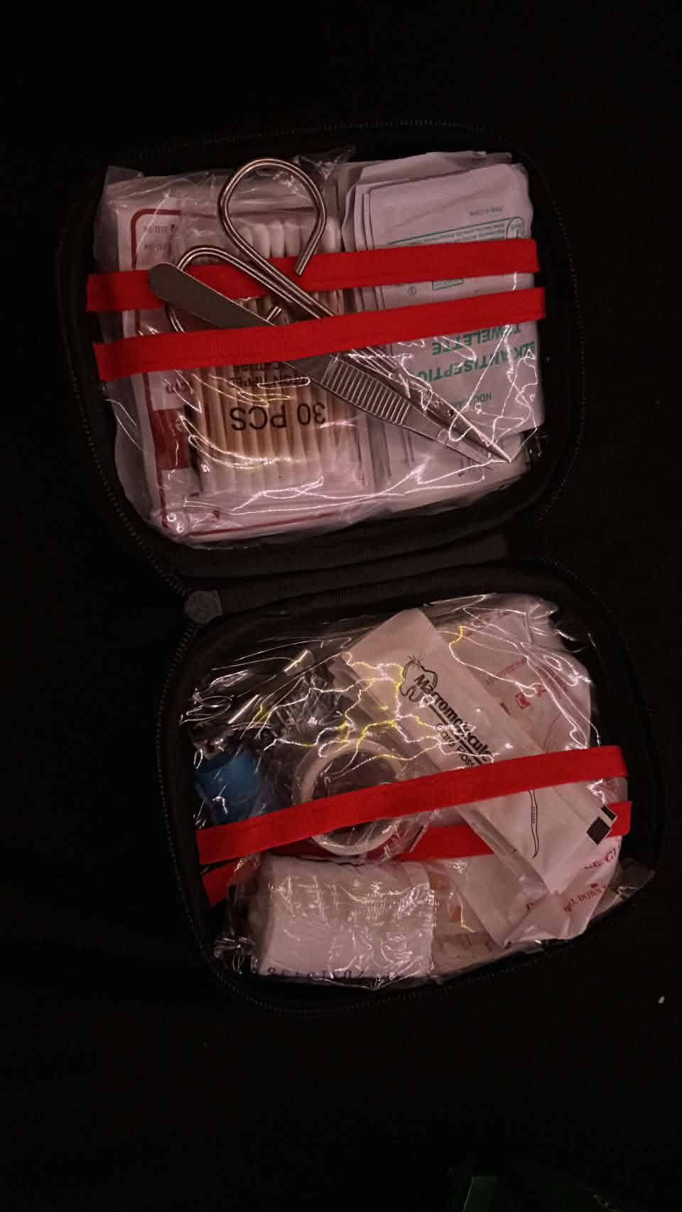 Mini First Aid Kit - 150 Piece Small Waterproof EVA Hard Shell Case customer photo 1