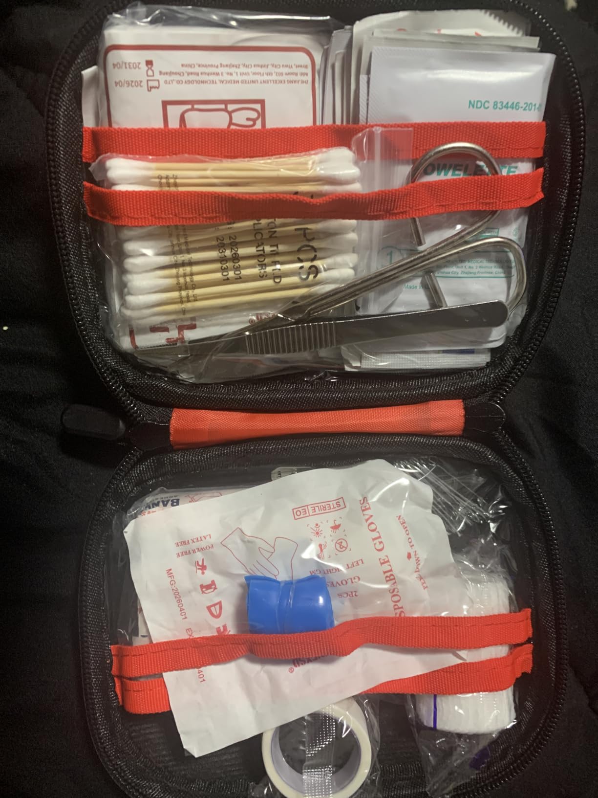 Mini First Aid Kit - 150 Piece Small Waterproof EVA Hard Shell Case customer photo 2