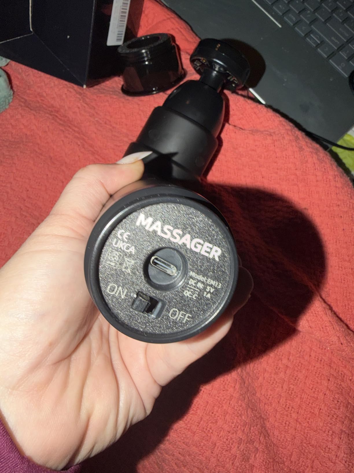 Massage Gun with Heat Massager Deep Tissue Muscle Massager Gifts for Men customer photo 2