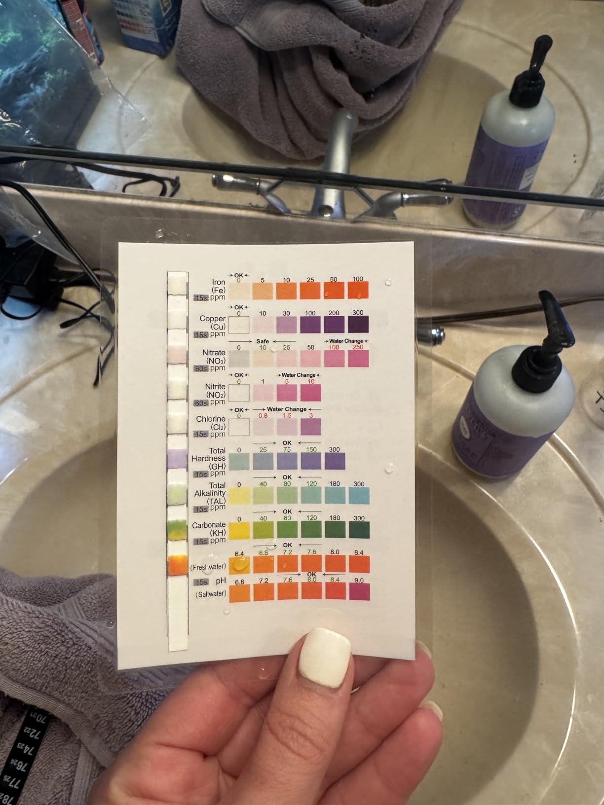 11 in 1 - Aquarium Test Strips | 950 Tests - 150 Strips | Fish Tank Aquariums Water Test Kit & ebook | Aquarium Thermometer | Fish Tank Water Testing Kit Includes 50 Ammonia Strips | Versatile Usage customer photo 2