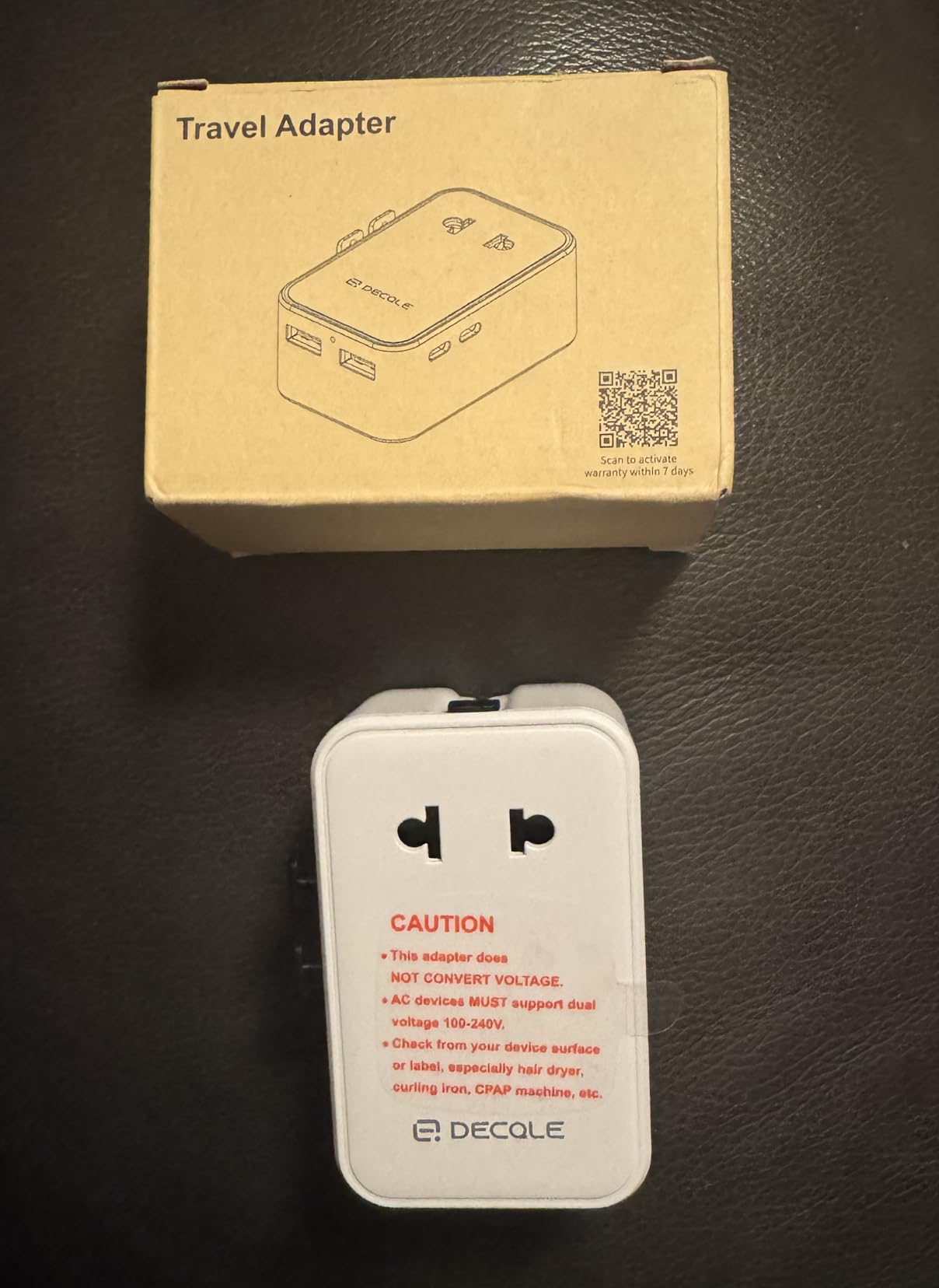 Universal Travel Adapter, 2 USB-C & 1 USB-A, Cover 200+ Countries customer photo 2
