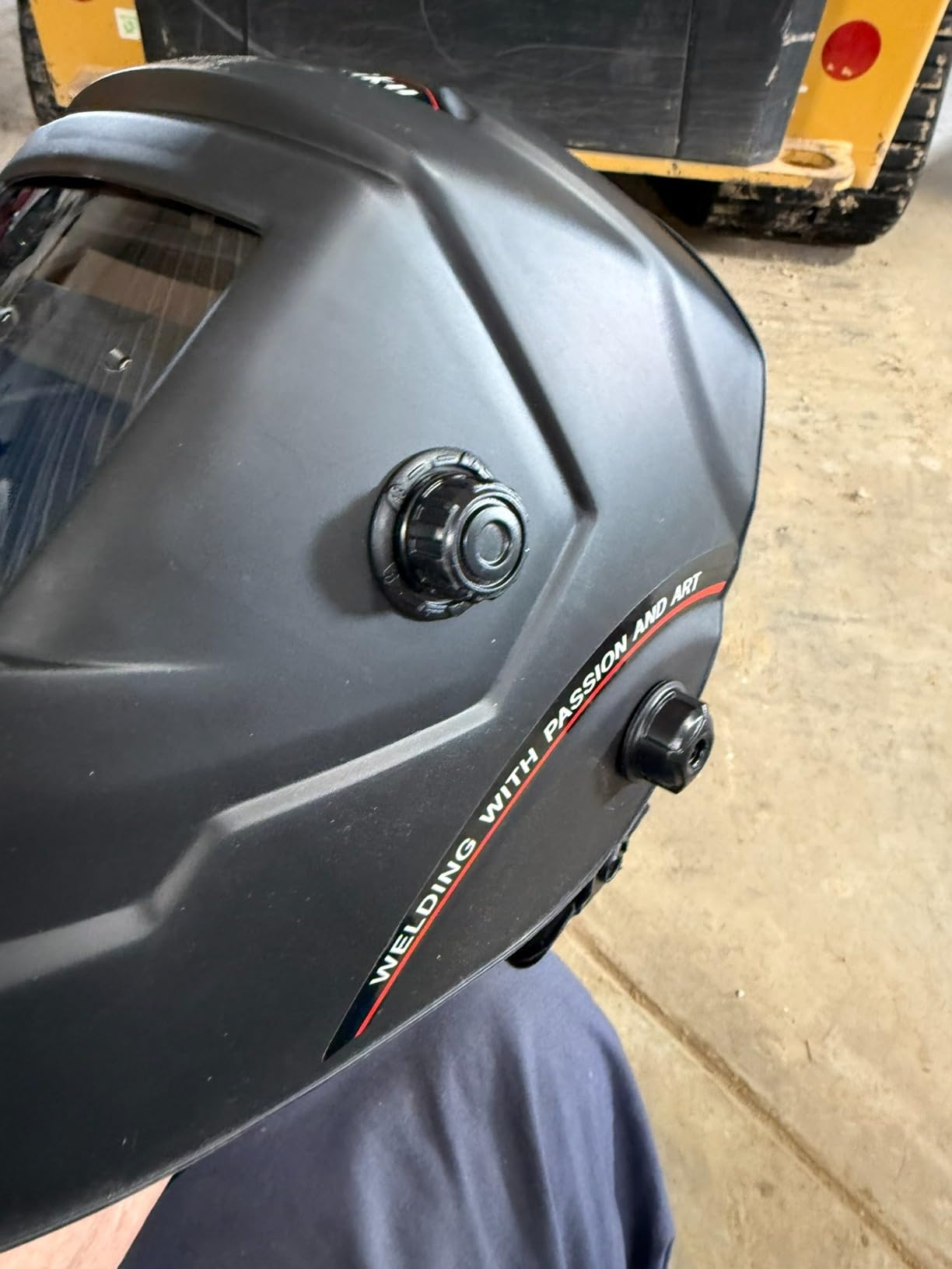True Color Solar Powered Auto Darkening Welding Helmet, Wide Shade 4/9-13 for TIG MIG ARC Welder Mask Hood customer photo 1