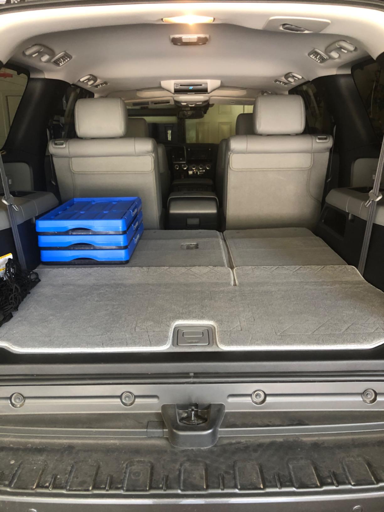 CleverMade Collapsible Storage Bins, 46L 3 Pack, 75 lb Stackable, Obsidian customer photo 1