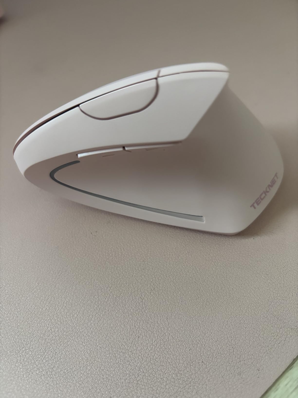 TECKNET Ergonomic Mouse, 4800 DPI Wireless Bluetooth Vertical, 3-Device customer photo 2