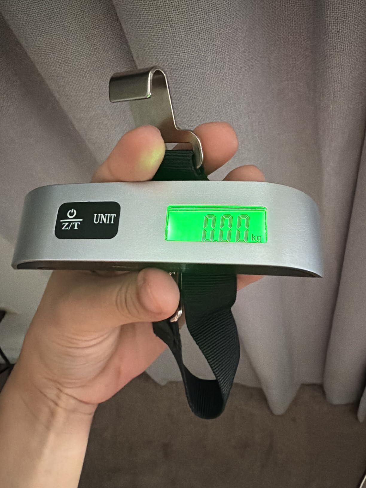 Luggage Scale, 110lb/50kg Portable Luggage Weight Scale, Silver customer photo 2