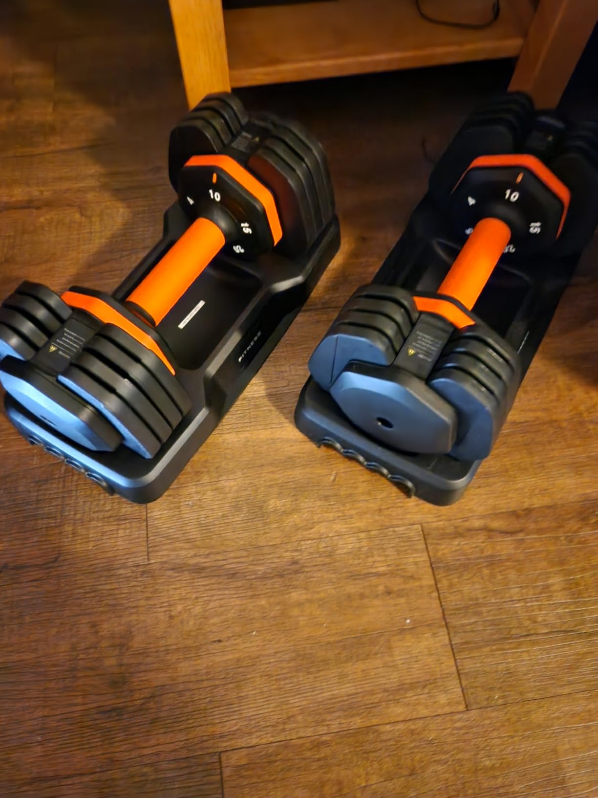 2026 FDB2 Updated Adjustable Dumbbell Set of 2, 5-in-1/10-in-1 Weights Dumbbell Set with Storage Box, 25lbs/55lbs Adjustable Weights with Anti-slip Silicone Grip, Weight Set For Home Gym Suit both Men and Women customer photo 1
