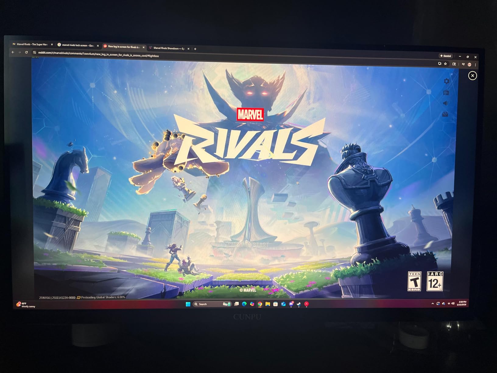 CUNPU 27 Inch 1440P 240Hz Gaming Monitor, Fast IPS, 1ms GTG QHD Gamer Monitor, FreeSync & G-Sync, HDR, 128% sRGB, Height/Pivot/Tilt/Swivel Vertical Monitor, Built-in Dual Speaker, HDMI/DP customer photo 1