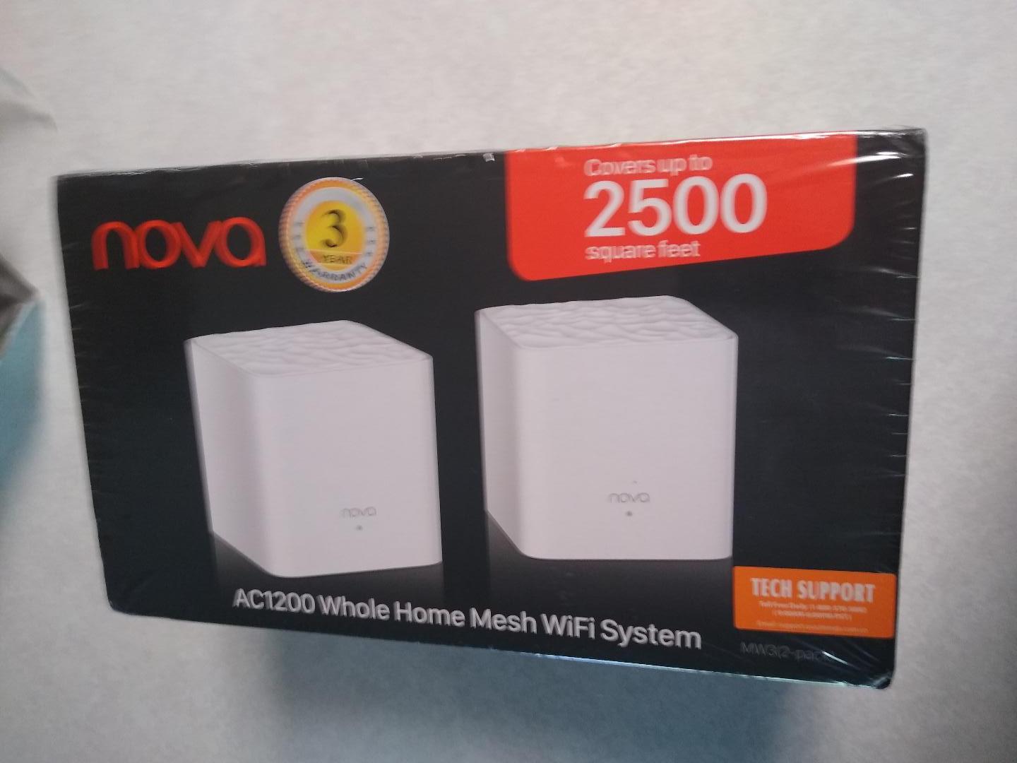 Tenda AX3000 WiFi 6 Mesh System Nova MX12– Whole Home Mesh WiFi Coverage up to 7,000 sq. ft., Dual-Band WiFi Mesh Network for 160+ Devices, Fast & Stable, Replaces Wireless Router (3-Pack) customer photo 1