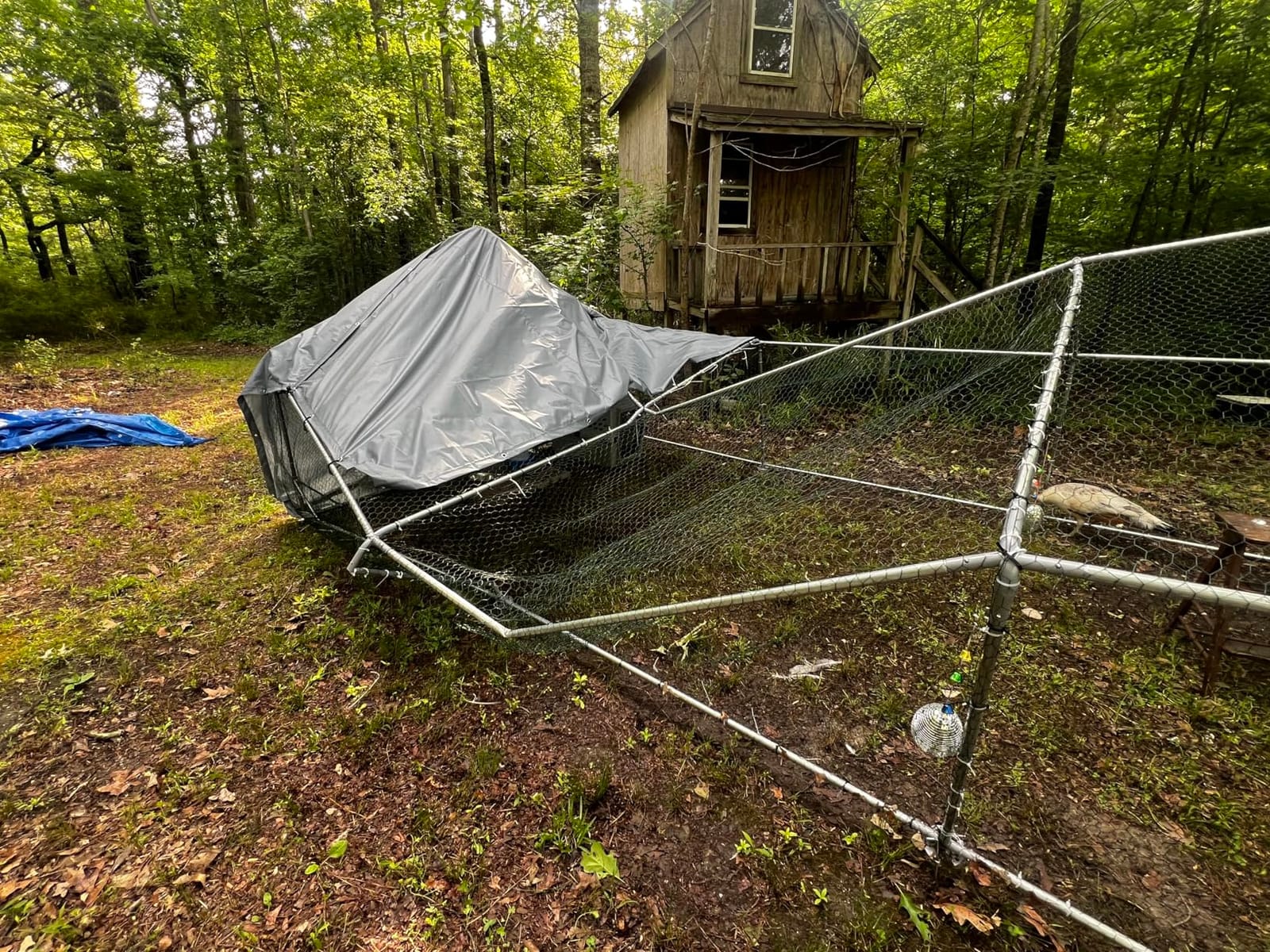PawHut Large Chicken Coop w/Waterproof Anti-UV Cover 33' x 10' x 6.4' customer photo 1