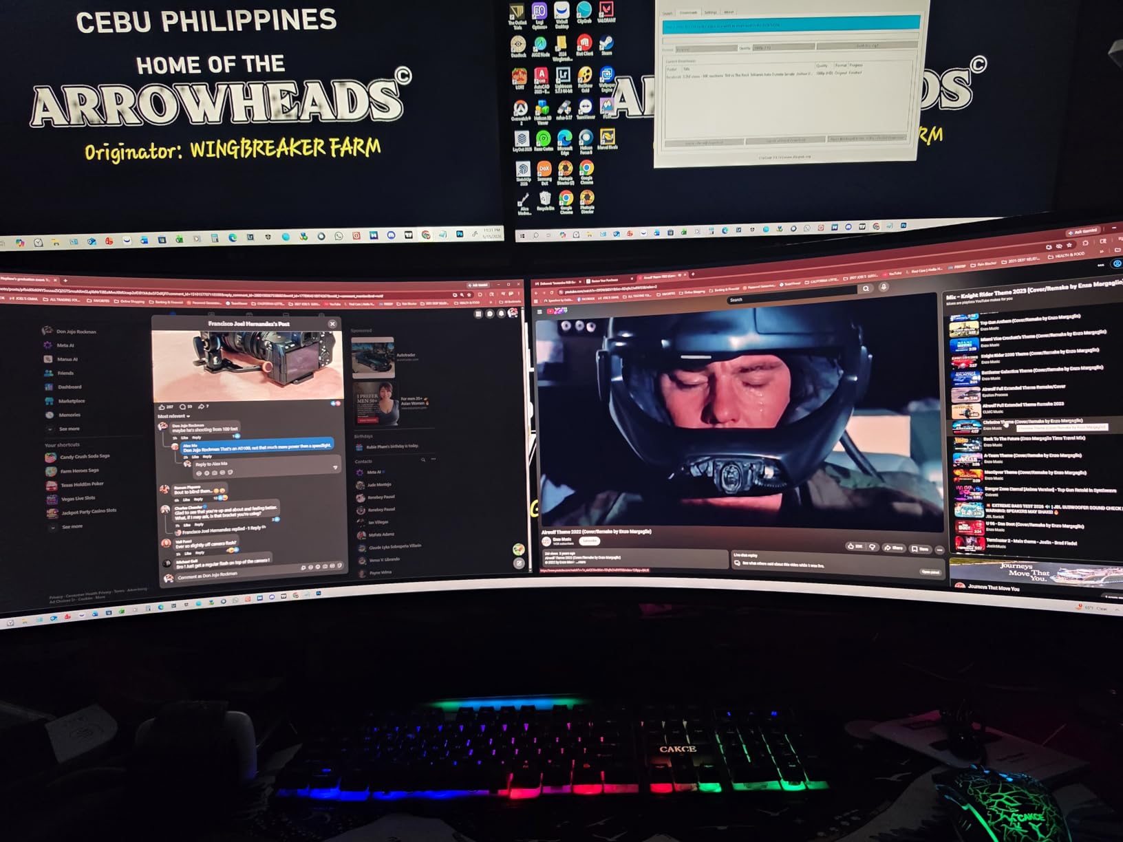 SAMSUNG 49-inch Odyssey G9 (G91F) DQHD, 144Hz, Curved Gaming Monitor, Ultra-Wide 32:9 Screen, DisplayHDR 600, AMD FreeSync™ Premium Pro, Ergonomic Stand, LS49FG910ENXZA, 2025 customer photo 2